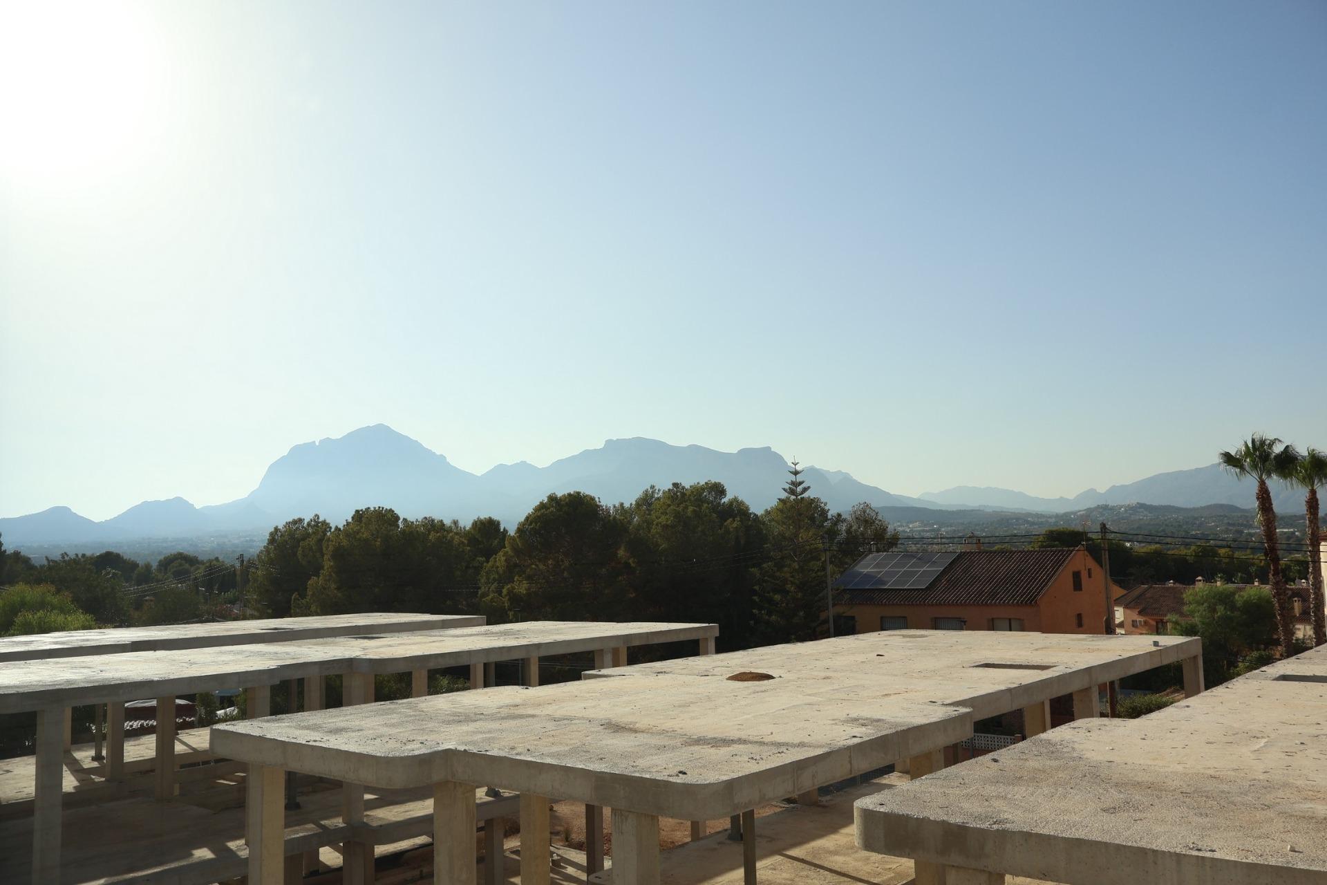 Elegant New Build 4 Bedroom Ibiza Style Villa with Private Pool for Sale in El Albir, Costa Blanca