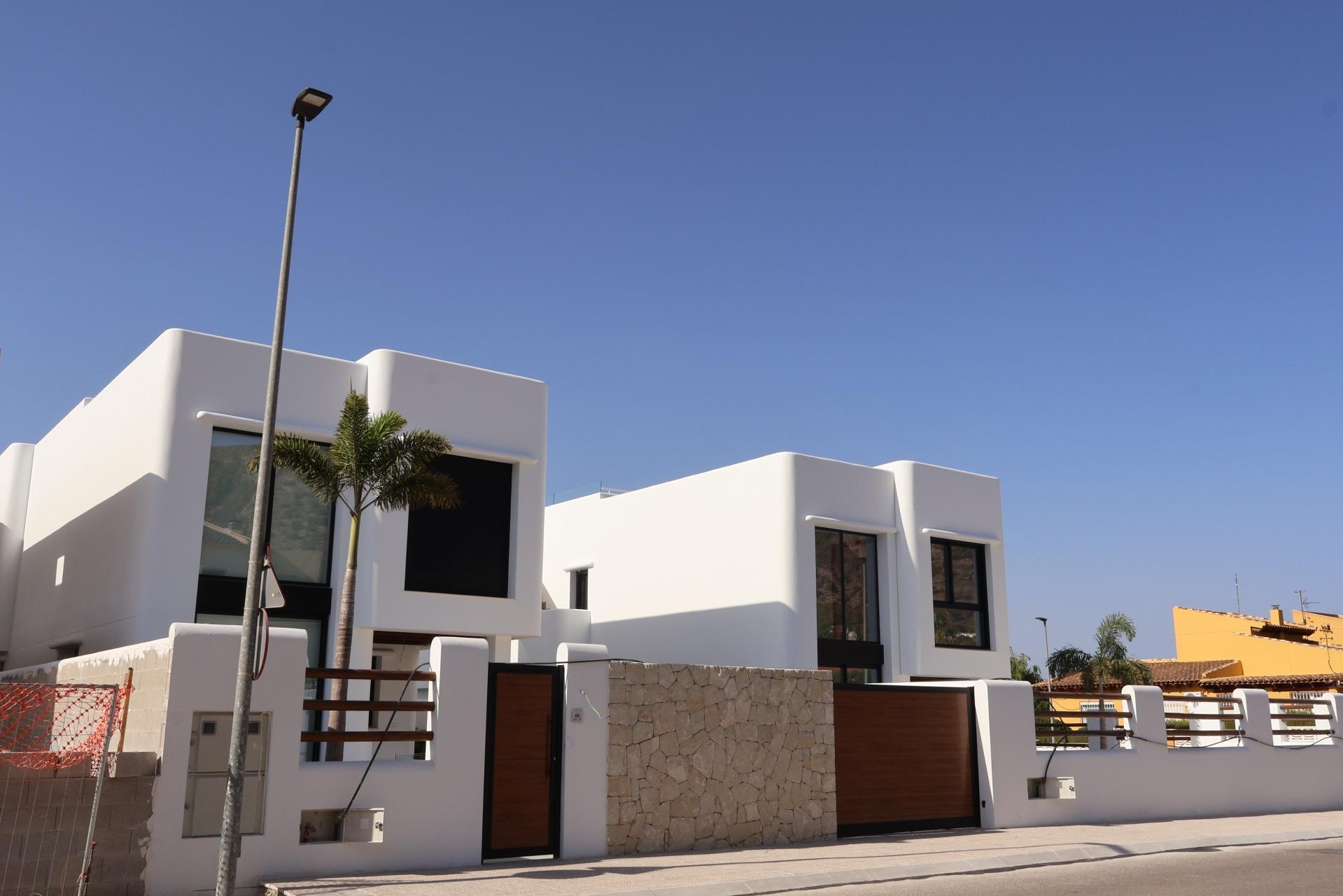 Elegant New Build 4 Bedroom Ibiza Style Villa with Private Pool for Sale in El Albir, Costa Blanca