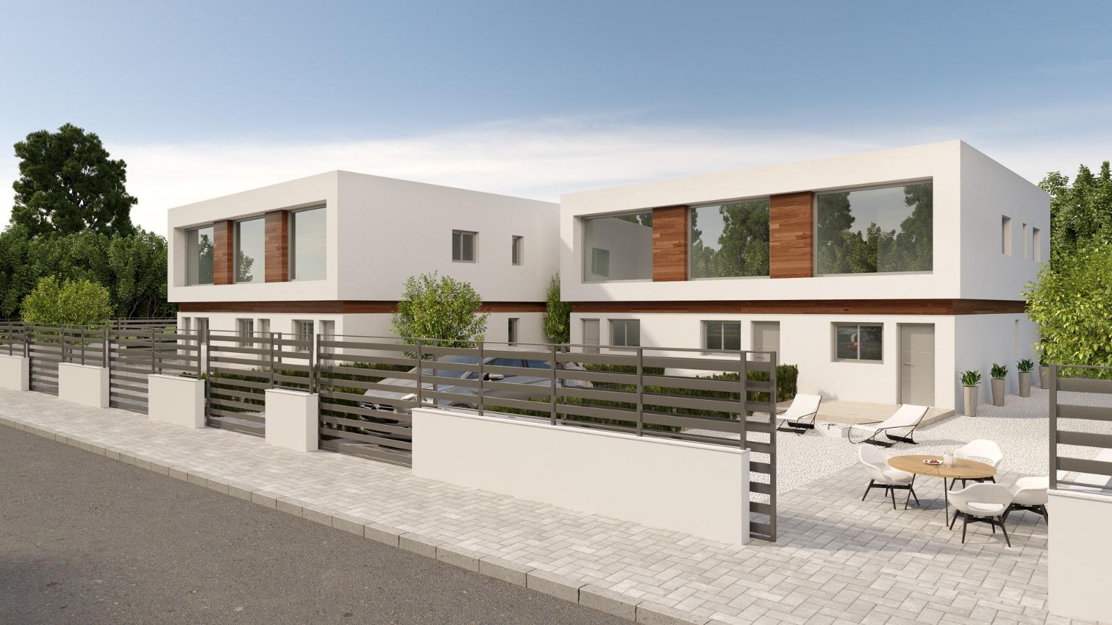 Modern new build 3-bedroom property with sleek terrace and communal pool in peaceful Orihuela Costa near the beach.