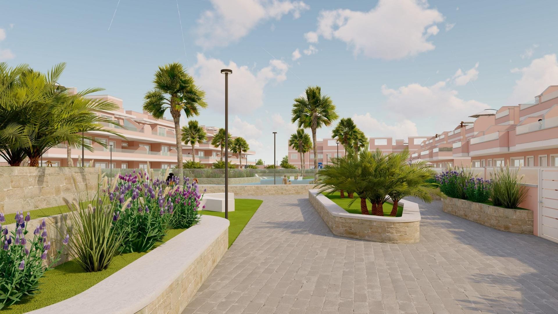 Exclusive-New-Development-in-Pilar-de-la-Horadada-Costa-Blanca-Spain-15 Praktisch nieuwbouwappartement met 3 slaapkamers op de begane grond met tuin te koop in Pilar de la Horadada