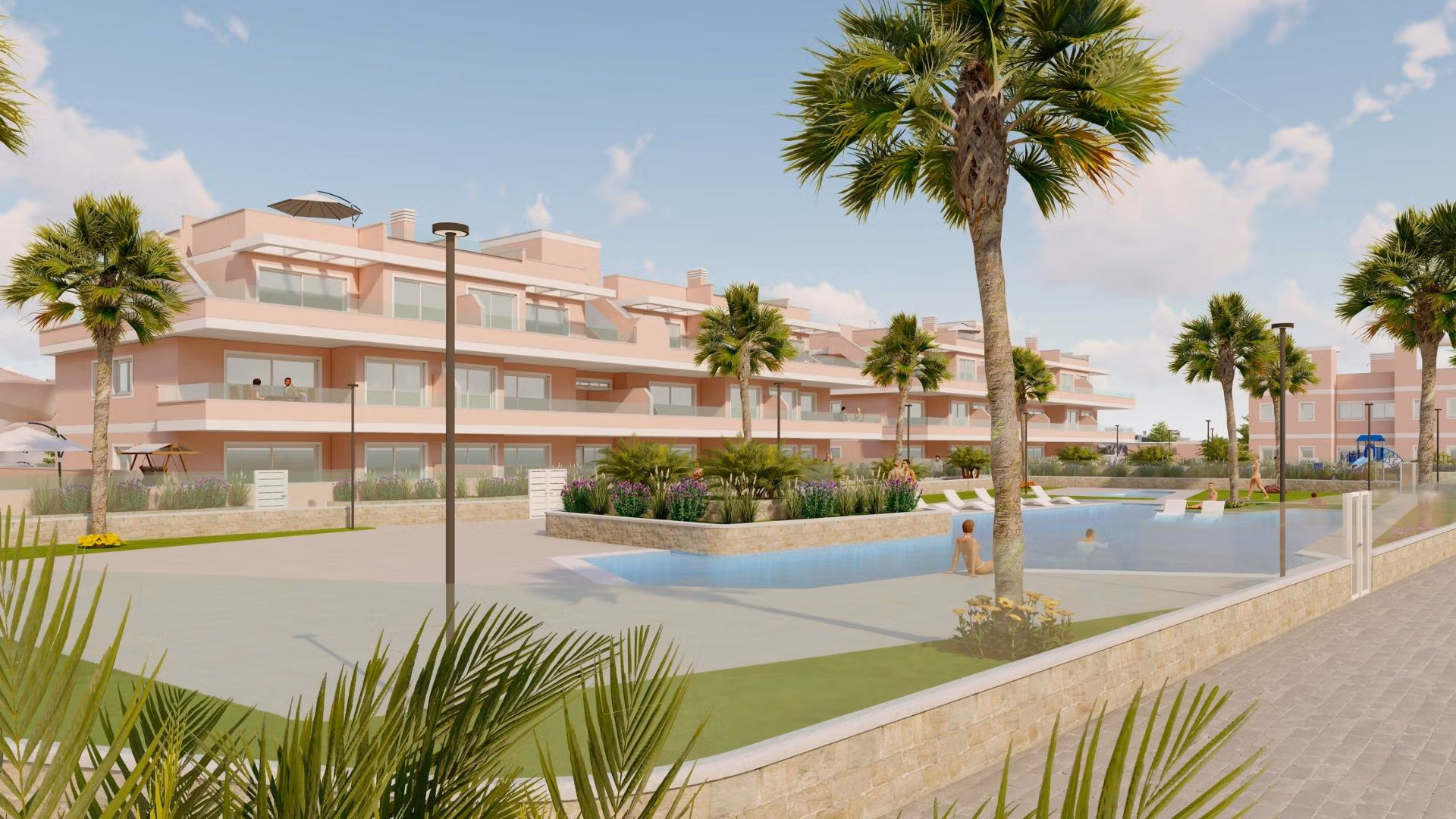Luminoso ático de obra nueva de 3 dormitorios con solárium de 66 m² en venta en Pilar de la Horadada