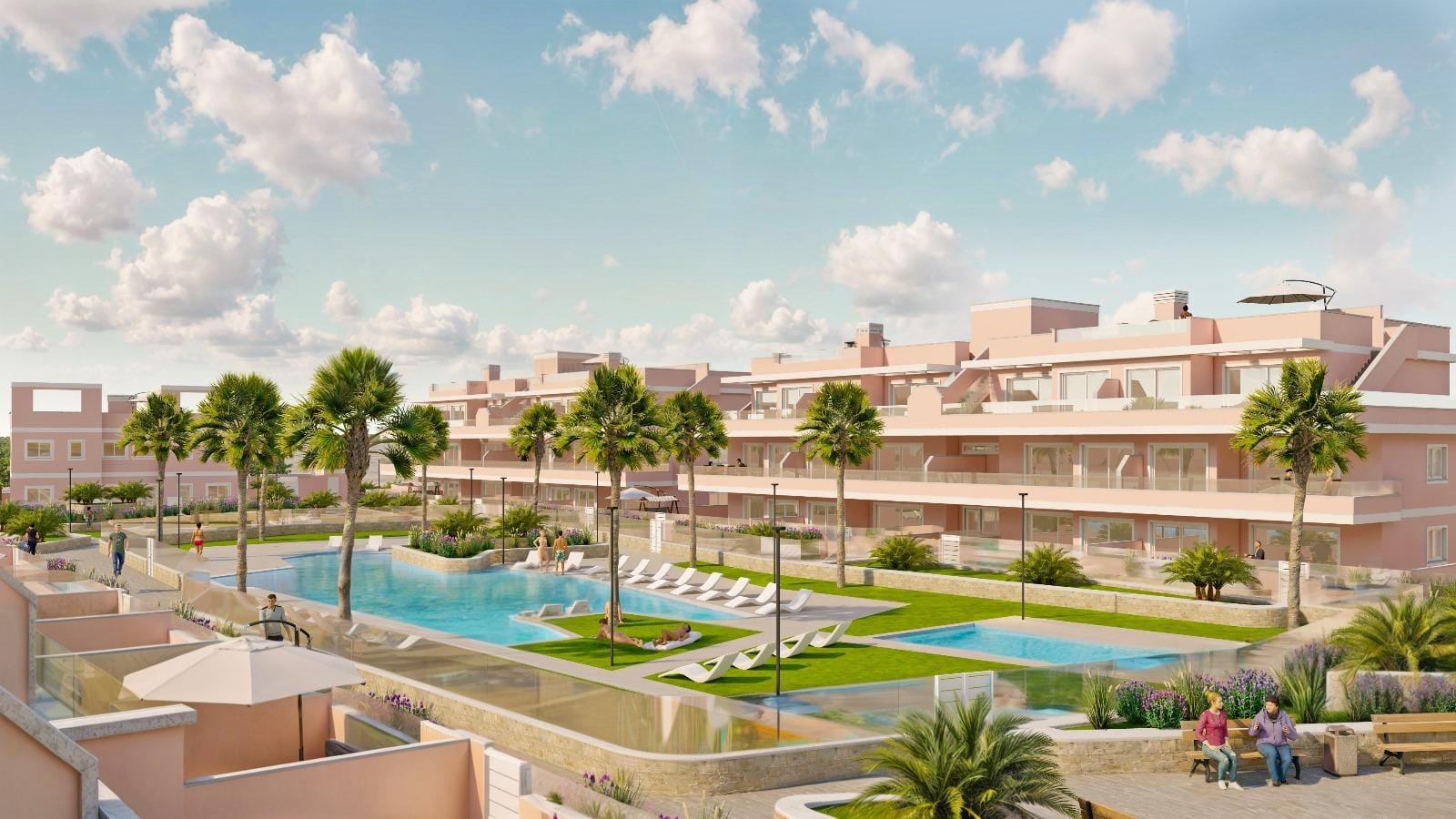 Appartement neuf confortable de 3 chambres en rez-de-chaussée avec jardin à vendre à Pilar de la Horadada