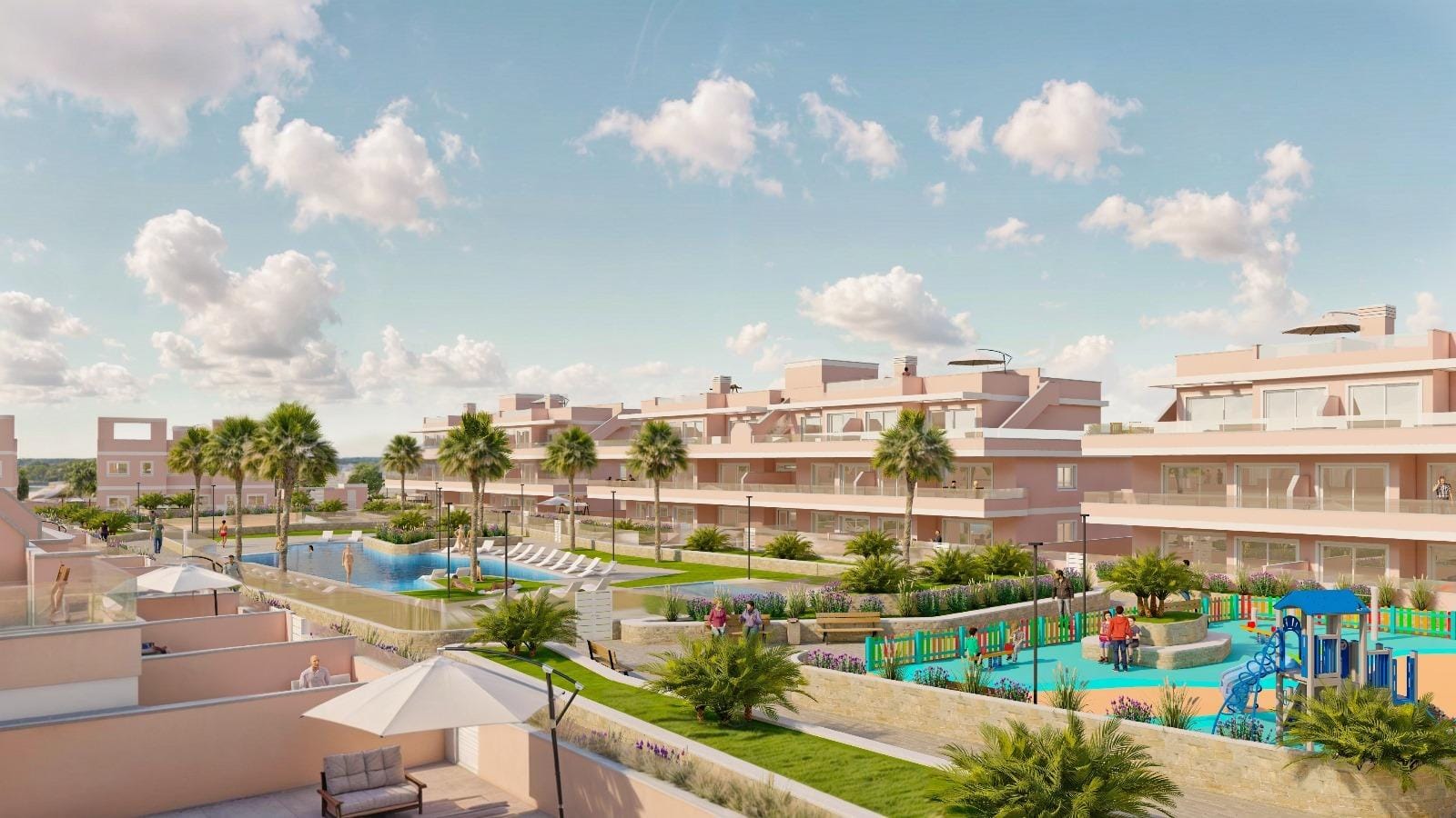 Versatile New Build 3 Bedroom Townhouse with Solarium for Sale in Pilar de la Horadada
