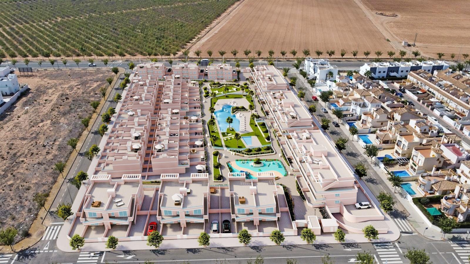 Appartement neuf confortable de 3 chambres en rez-de-chaussée avec jardin à vendre à Pilar de la Horadada