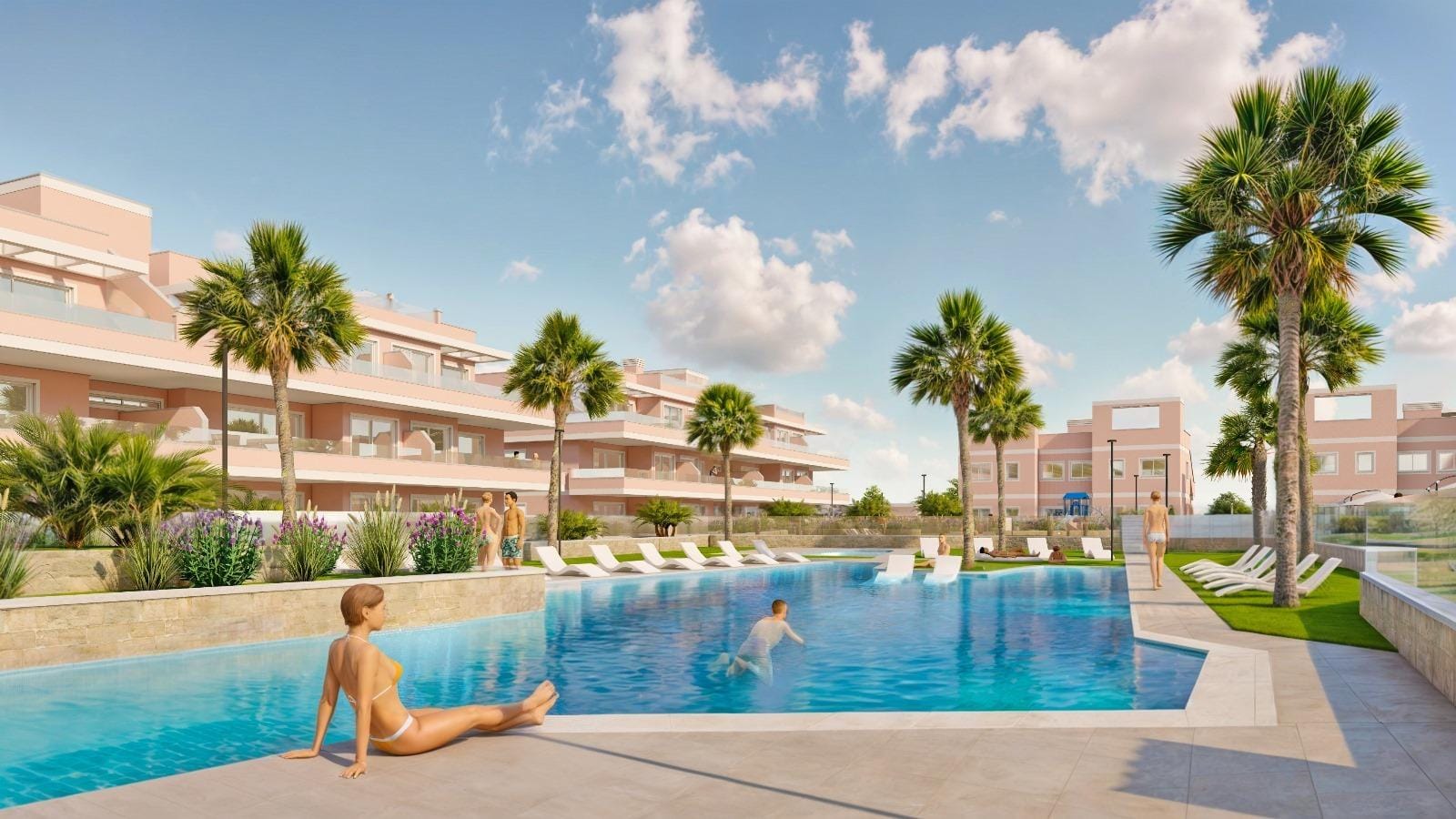 Generous New Build 3 Bedroom Semi-Detached Villa with Solarium for Sale in Pilar de la Horadada