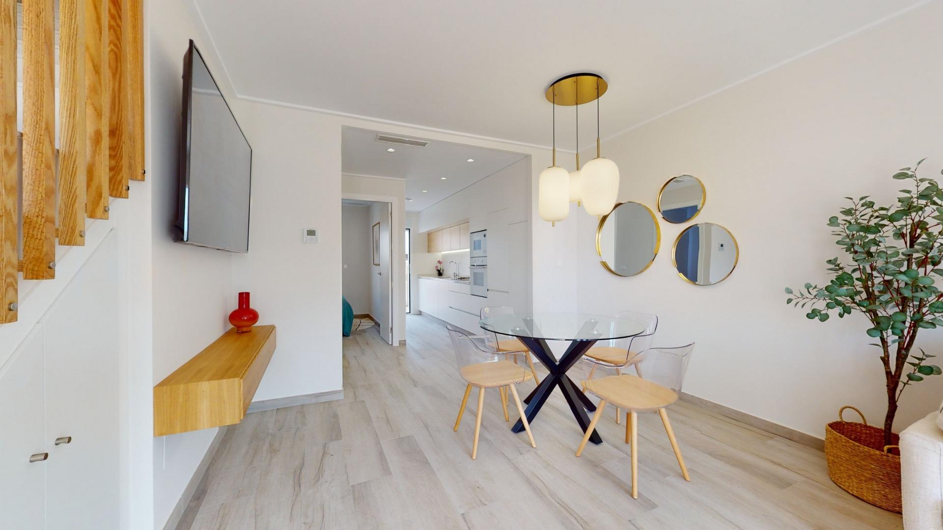 Generous New Build 3 Bedroom Semi-Detached Villa with Solarium for Sale in Pilar de la Horadada