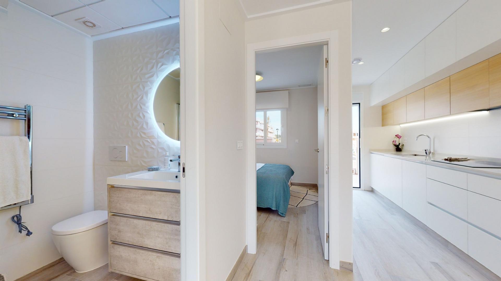 Generous New Build 3 Bedroom Semi-Detached Villa with Solarium for Sale in Pilar de la Horadada