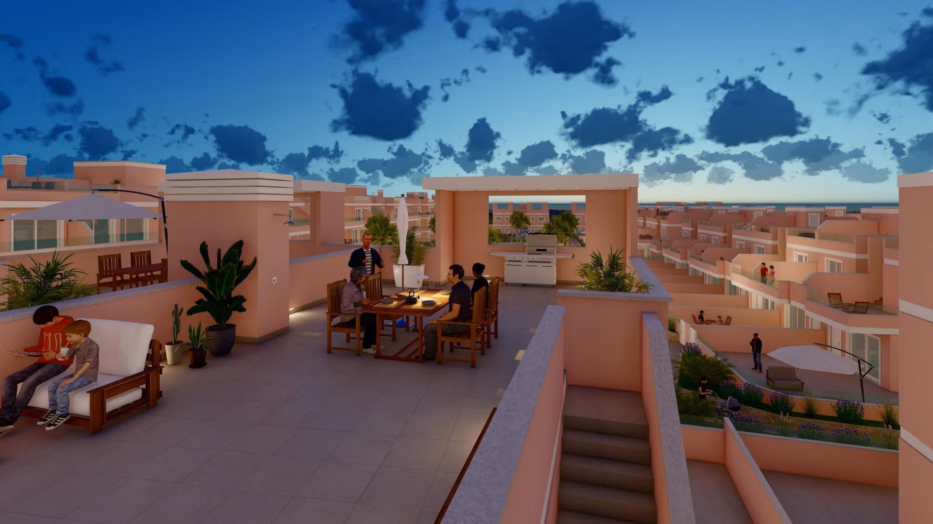 Luminoso ático de obra nueva de 3 dormitorios con solárium de 66 m² en venta en Pilar de la Horadada