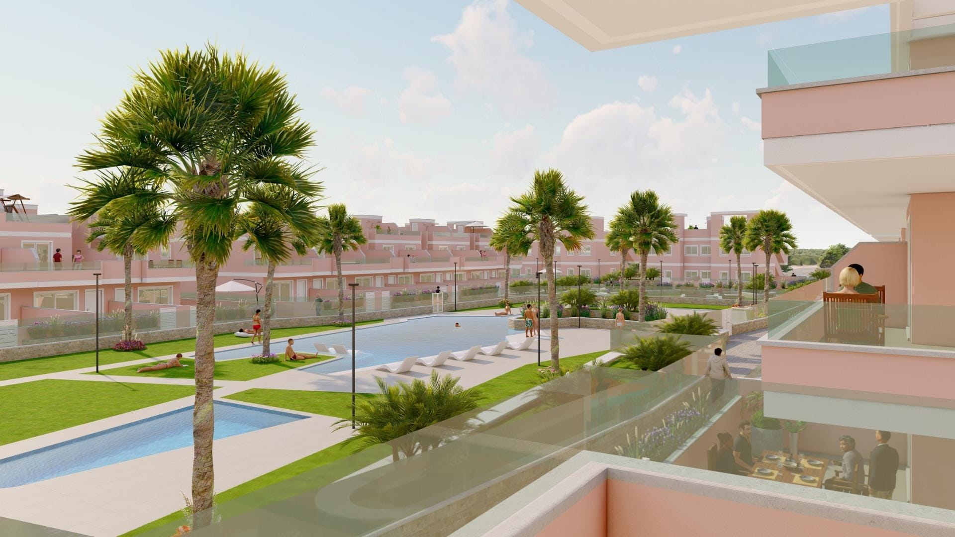 Appartement neuf confortable de 3 chambres en rez-de-chaussée avec jardin à vendre à Pilar de la Horadada