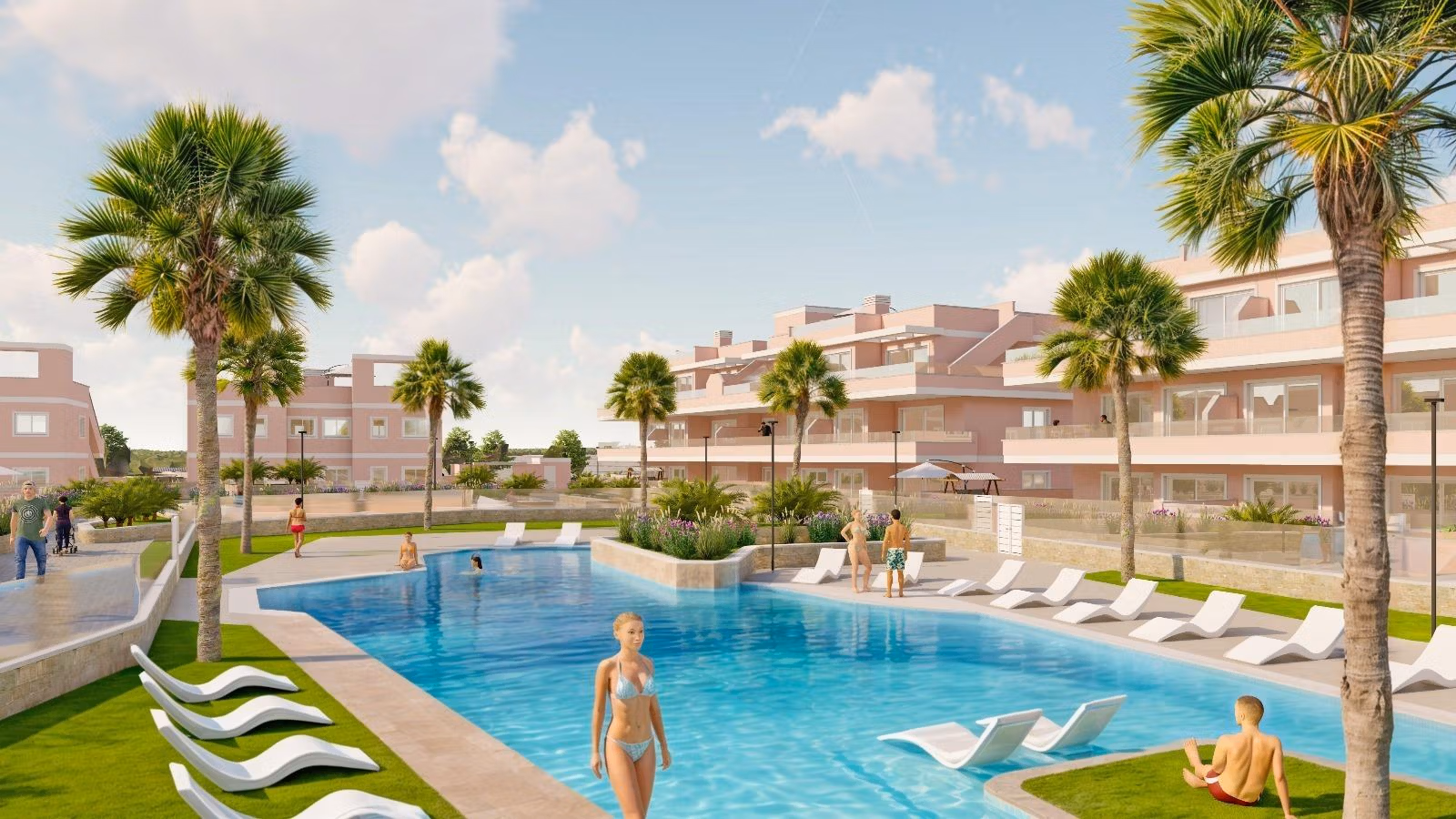 Amplia villa pareada de obra nueva con 3 dormitorios y solárium en venta en Pilar de la Horadada