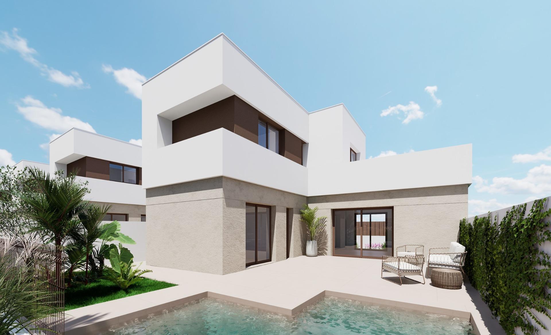 New Build 3 Bedroom Ground Floor Apartment with Garden for Sale in Los Alcázares, Near La Serena Golf