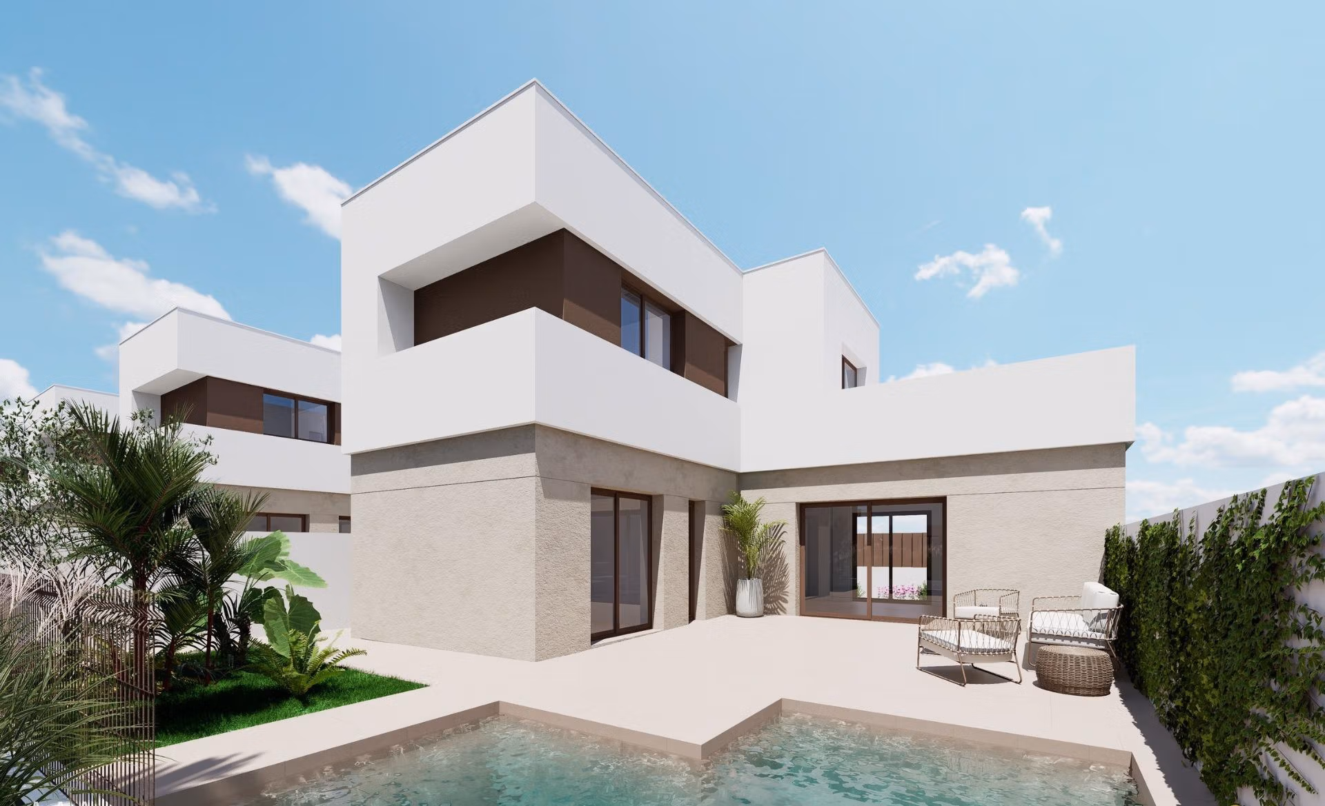 Exclusive-Villas-and-Bungalows-on-the-Costa-Calida-Design-Comfort-and-Privileged-Location-13 One-Storey New Build Villa for Sale in Serena Golf, Los Alcázares with Solarium
