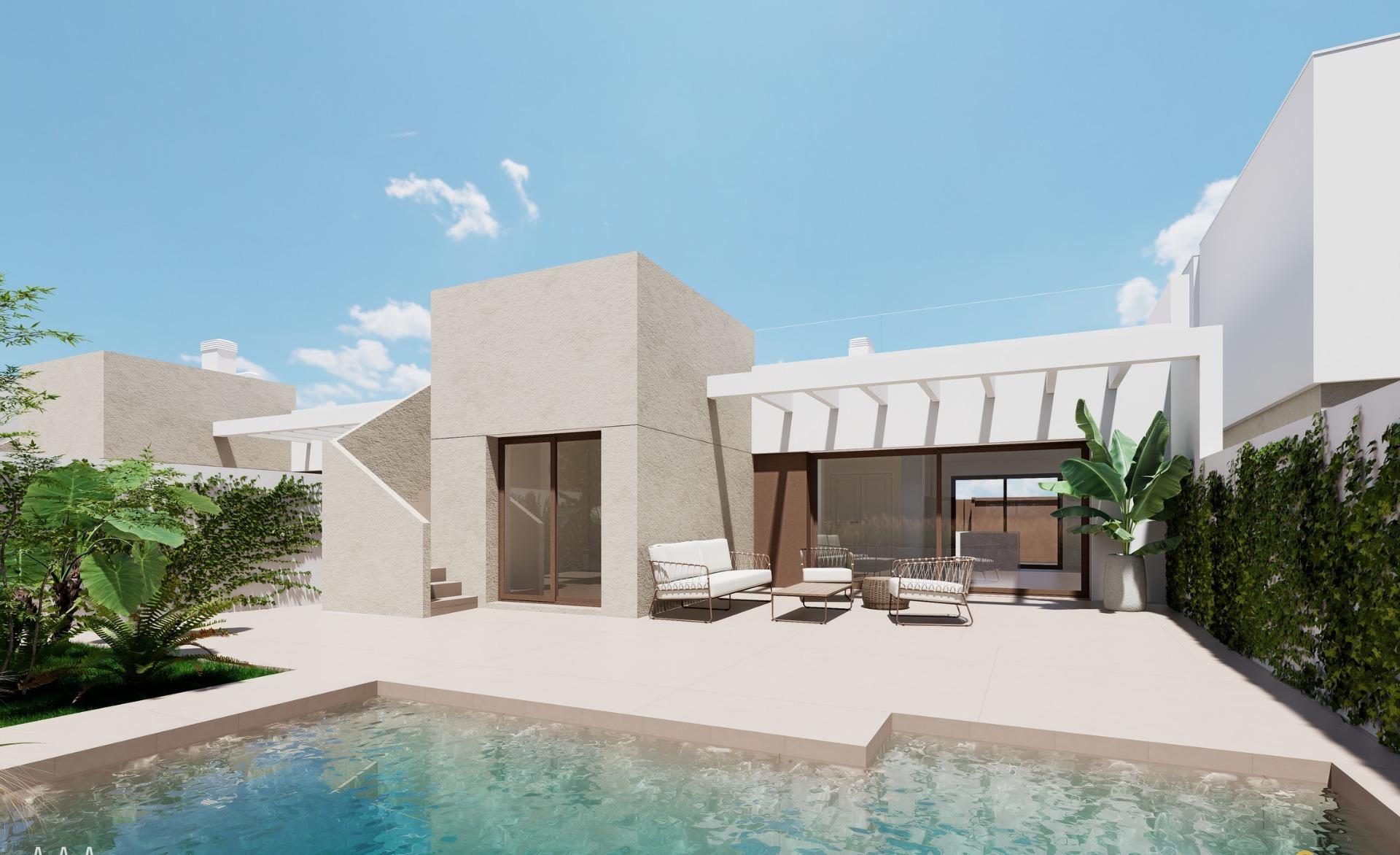 New Build 3 Bedroom Ground Floor Apartment with Garden for Sale in Los Alcázares, Near La Serena Golf