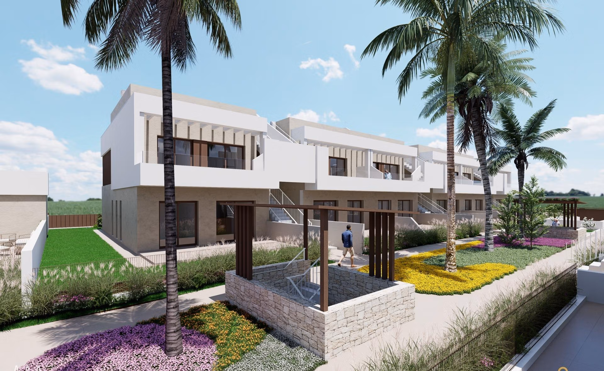 Exclusive-Villas-and-Bungalows-on-the-Costa-Calida-Design-Comfort-and-Privileged-Location-3 One-Storey New Build Villa for Sale in Serena Golf, Los Alcázares with Solarium