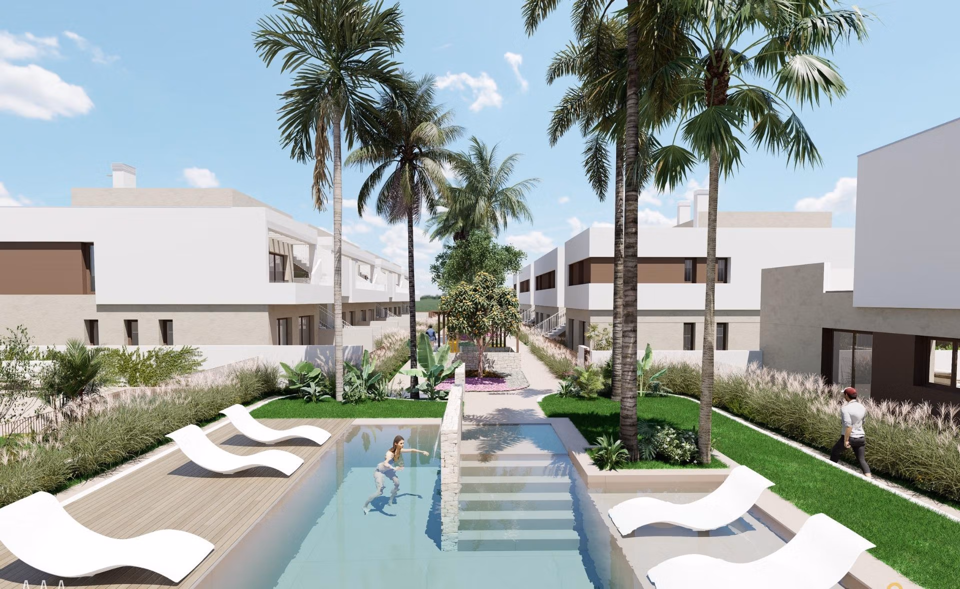 Exclusive-Villas-and-Bungalows-on-the-Costa-Calida-Design-Comfort-and-Privileged-Location-4 One-Storey New Build Villa for Sale in Serena Golf, Los Alcázares with Solarium