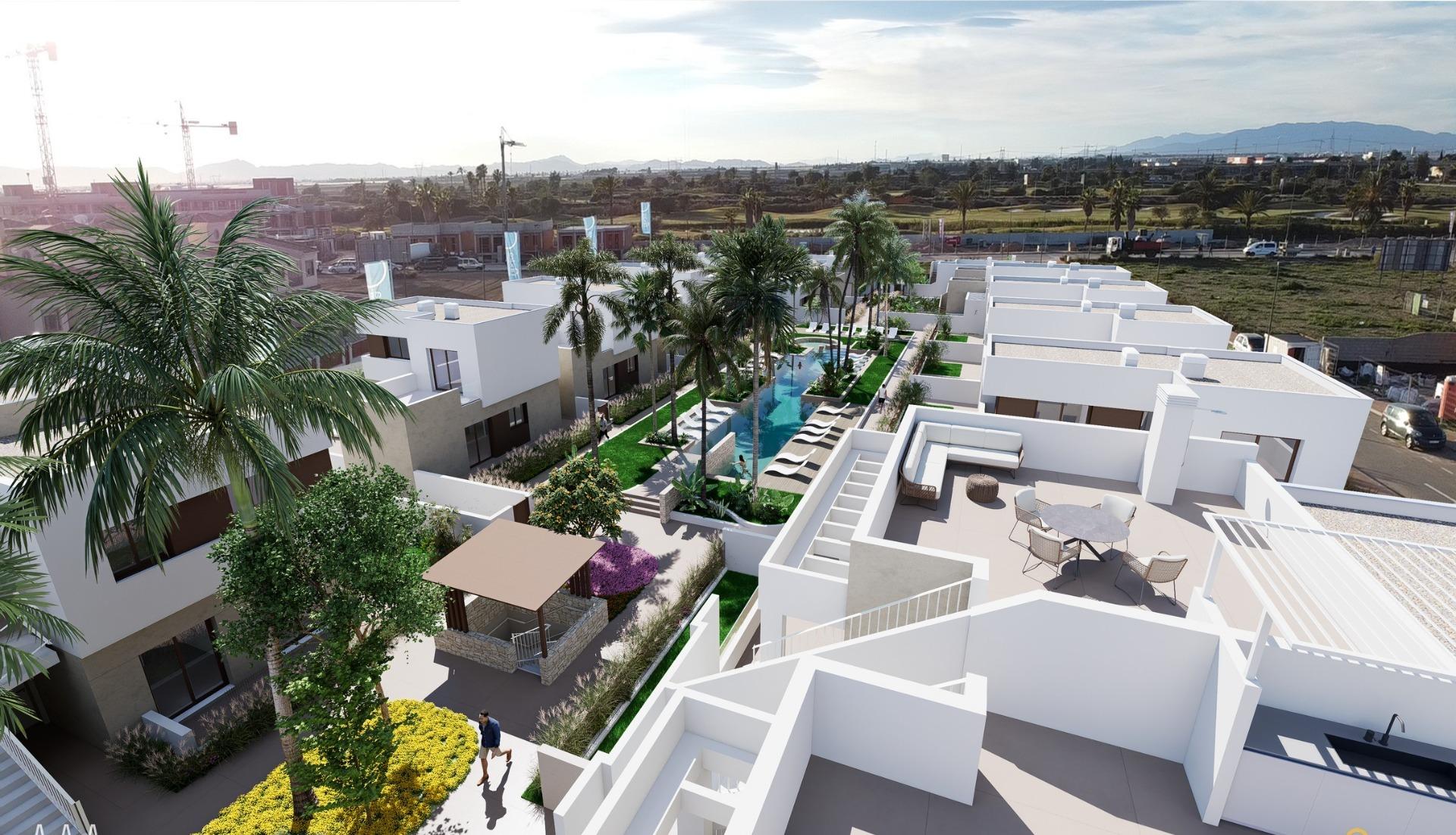 New Build 3 Bedroom Ground Floor Apartment with Garden for Sale in Los Alcázares, Near La Serena Golf