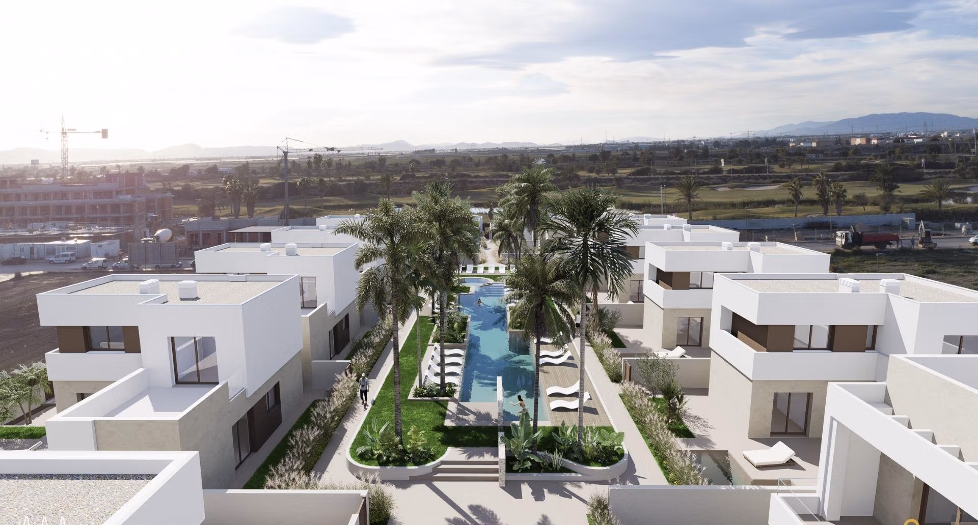 Exclusive-Villas-and-Bungalows-on-the-Costa-Calida-Design-Comfort-and-Privileged-Location-5 One-Storey New Build Villa for Sale in Serena Golf, Los Alcázares with Solarium