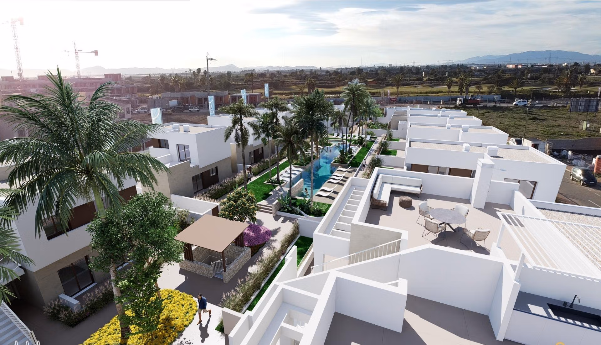 Exclusive-Villas-and-Bungalows-on-the-Costa-Calida-Design-Comfort-and-Privileged-Location-6 One-Storey New Build Villa for Sale in Serena Golf, Los Alcázares with Solarium