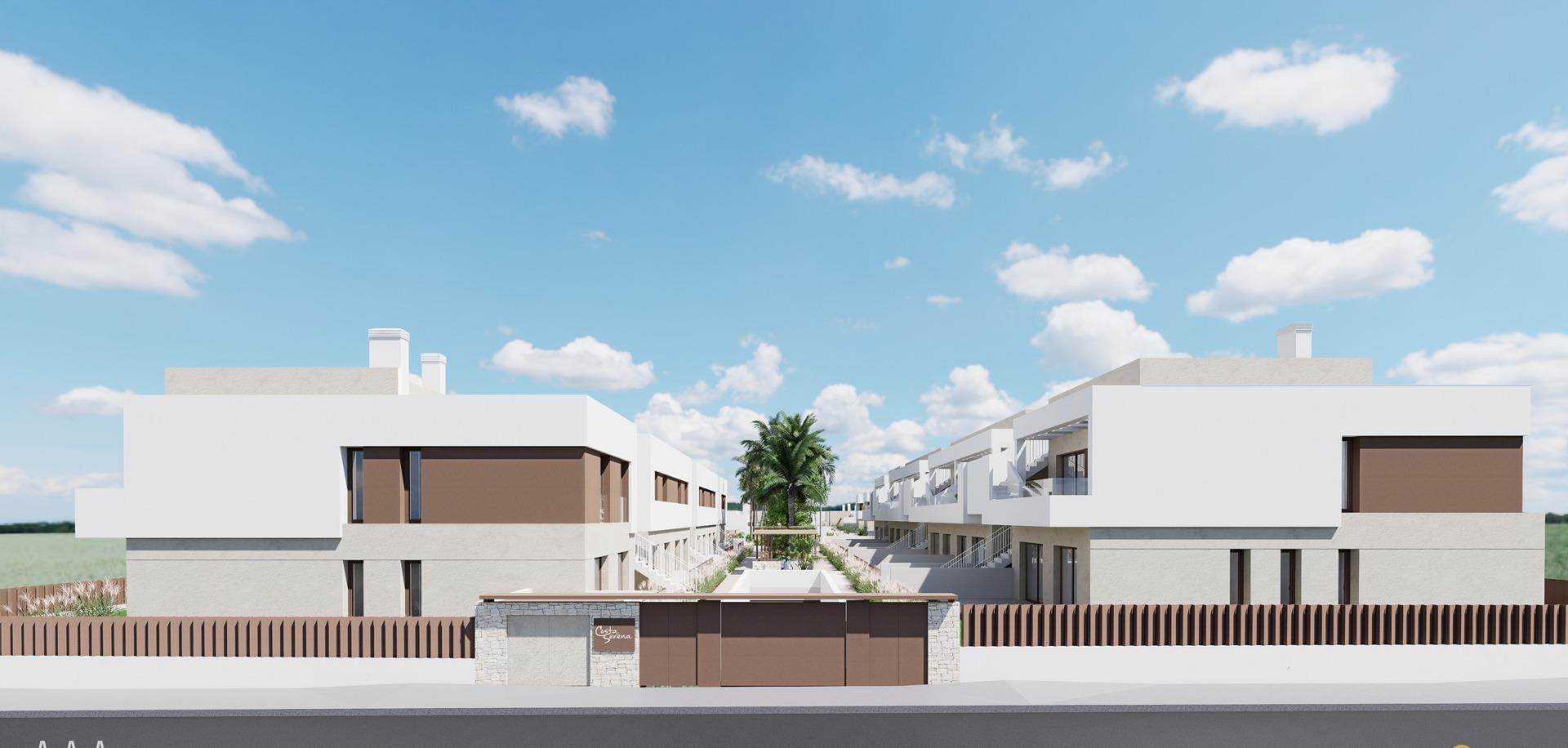 New Build 3 Bedroom Top Floor Apartment with 59 m² Solarium for Sale in Los Alcázares, Near La Serena Golf