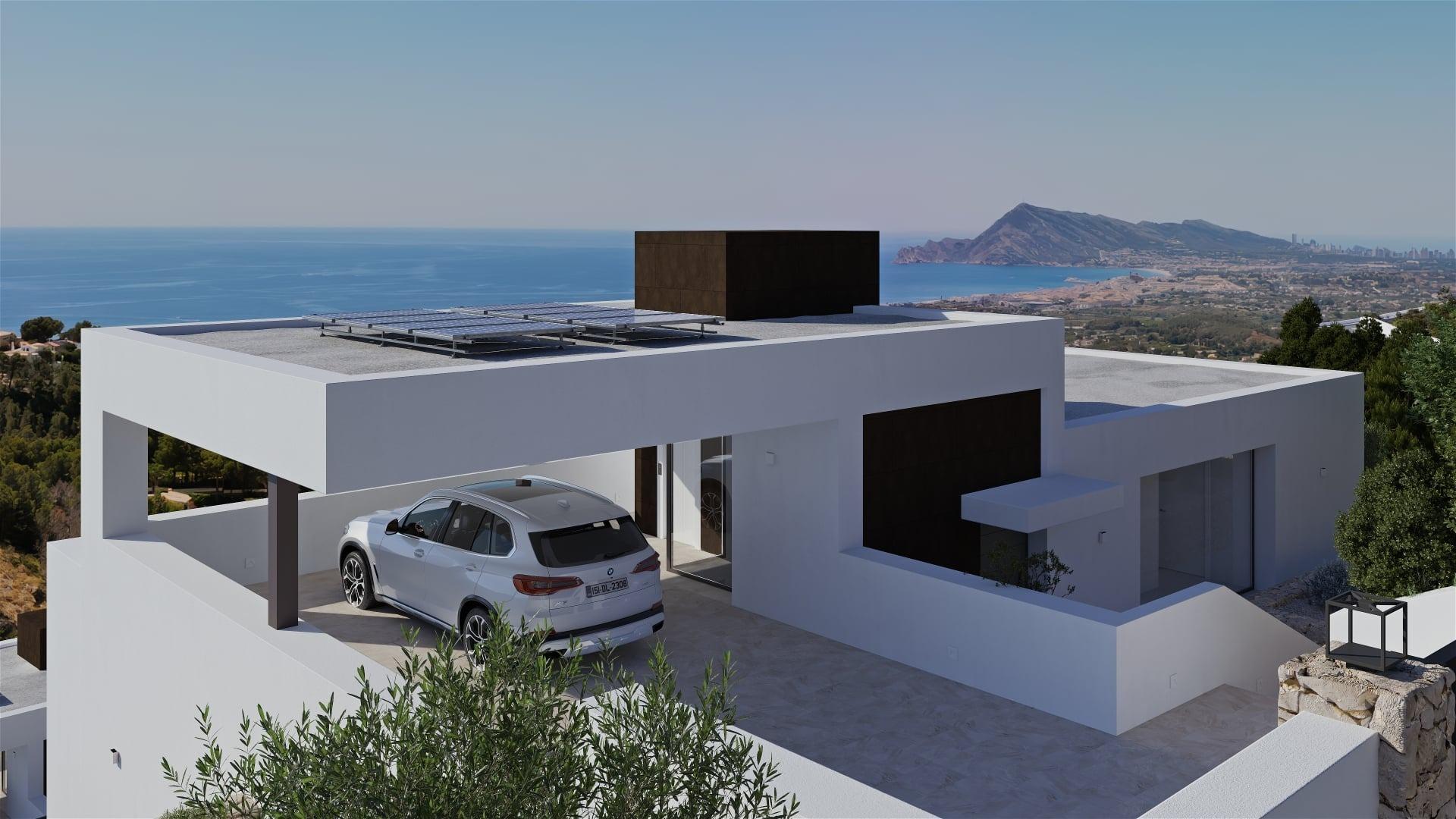 Contemporary New Build 4 Bedroom Villa with Infinity Pool and Sea Views for Sale in Altea