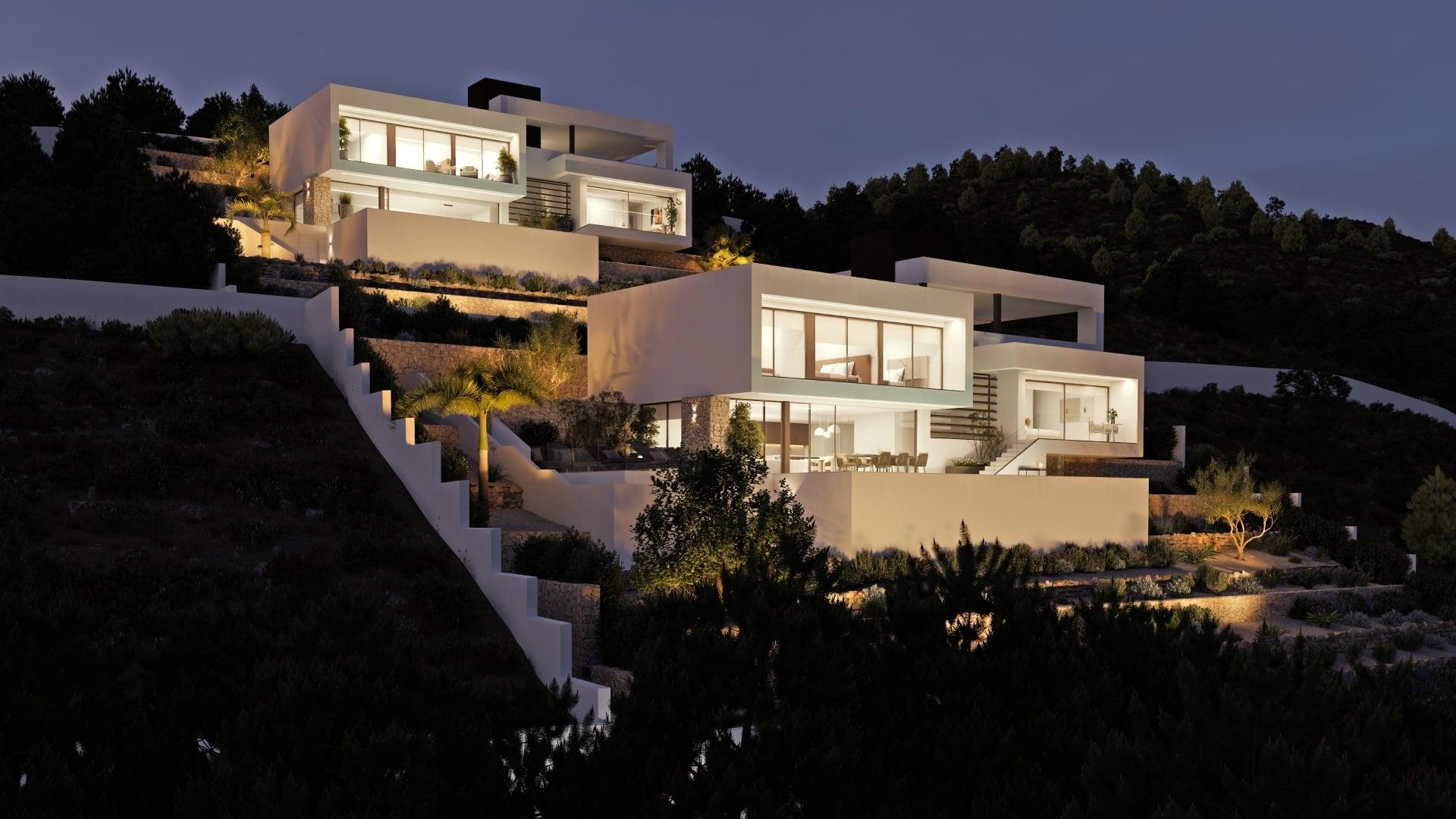 Contemporary New Build 4 Bedroom Villa with Infinity Pool and Sea Views for Sale in Altea