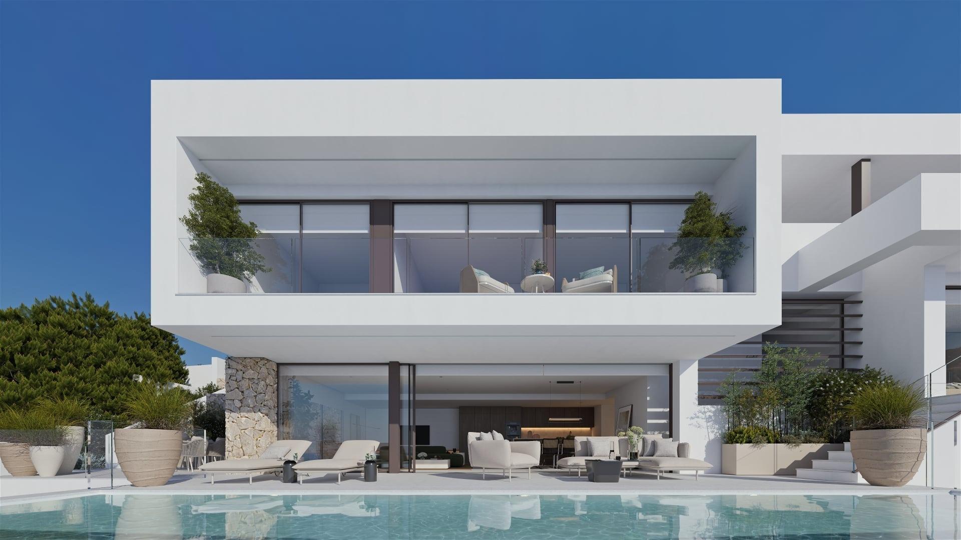 Contemporary New Build 4 Bedroom Villa with Infinity Pool and Sea Views for Sale in Altea