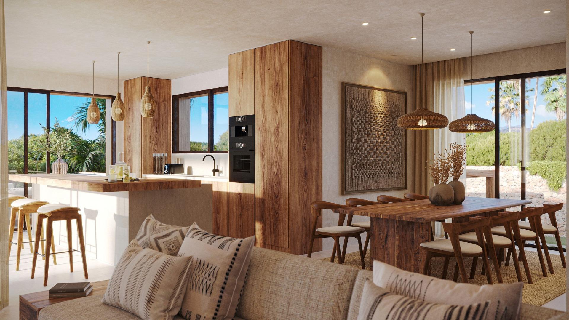 Ibiza Style New Build 3 Bedroom Villa with Pool and Basement for Sale in Valle del Sol, Javea