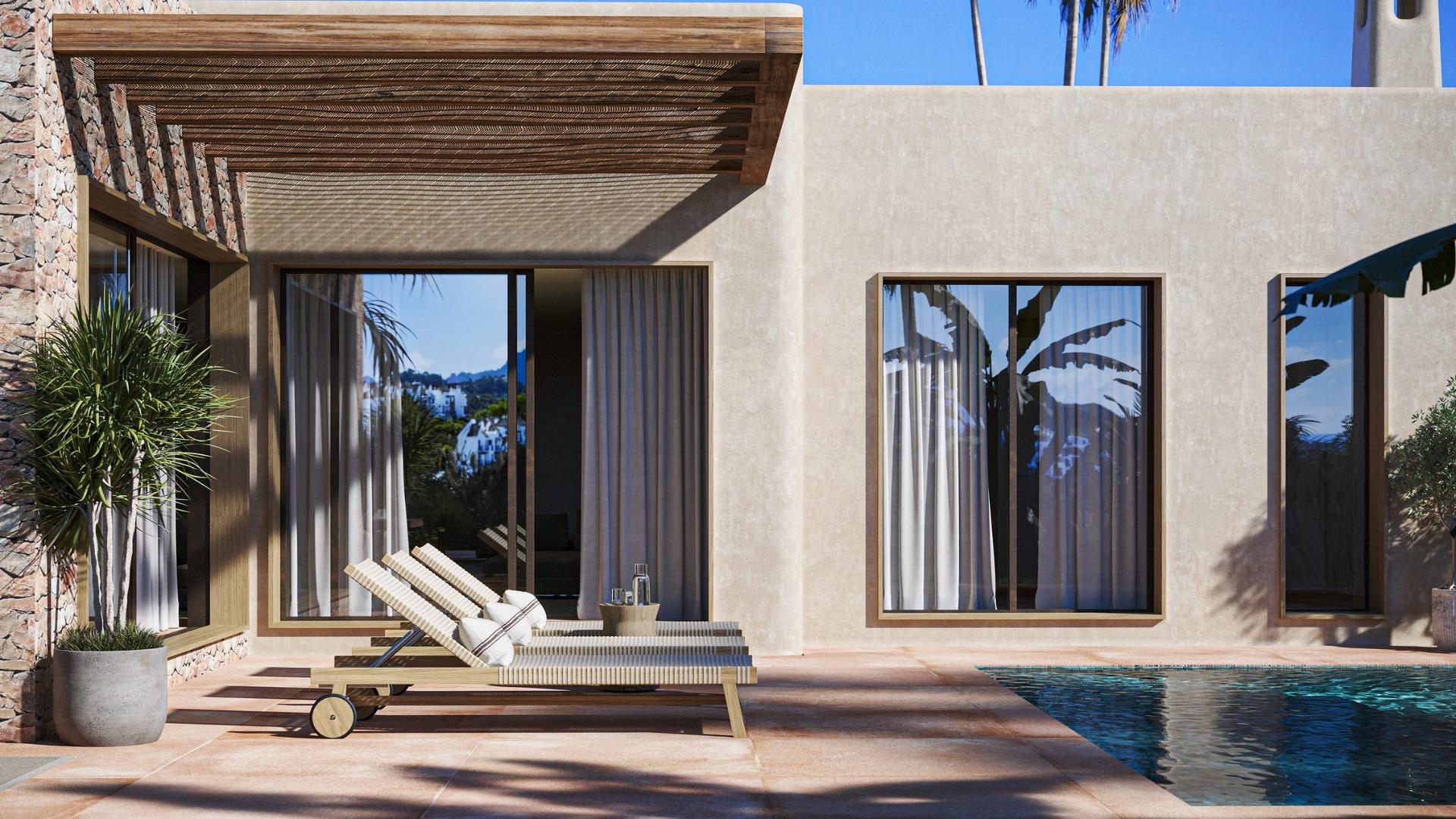 Ibiza Style New Build 3 Bedroom Villa with Pool and Basement for Sale in Valle del Sol, Javea
