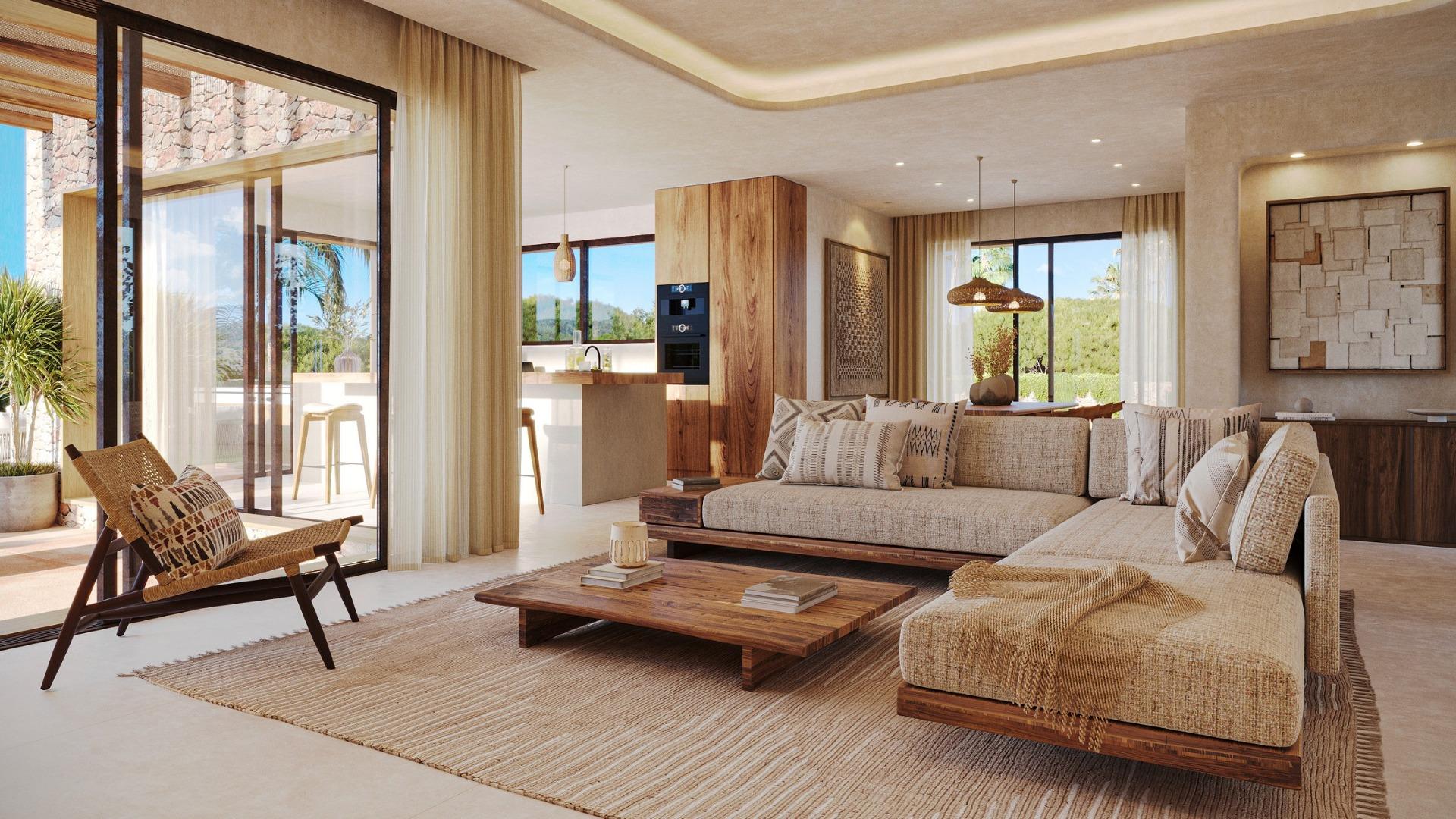 Ibiza Style New Build 3 Bedroom Villa with Pool and Basement for Sale in Valle del Sol, Javea