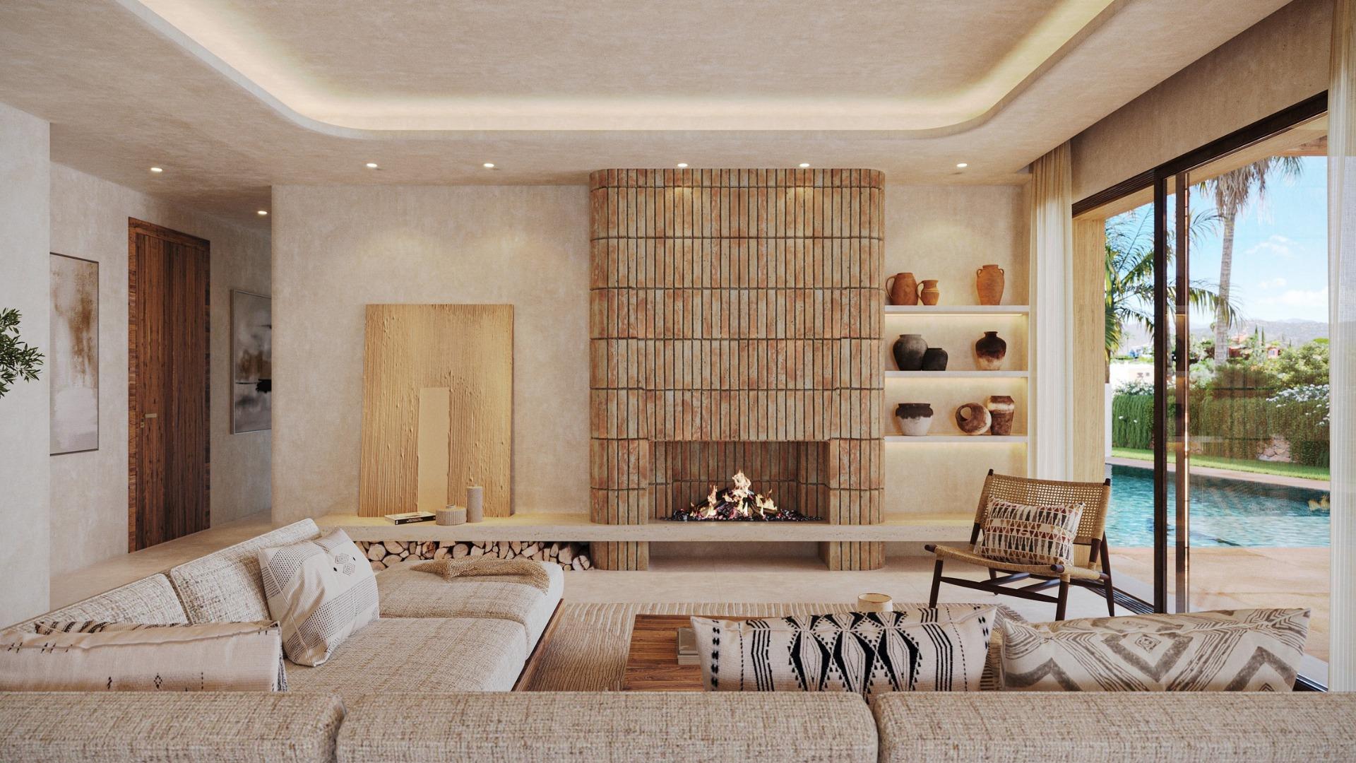 Ibiza Style New Build 3 Bedroom Villa with Pool and Basement for Sale in Valle del Sol, Javea