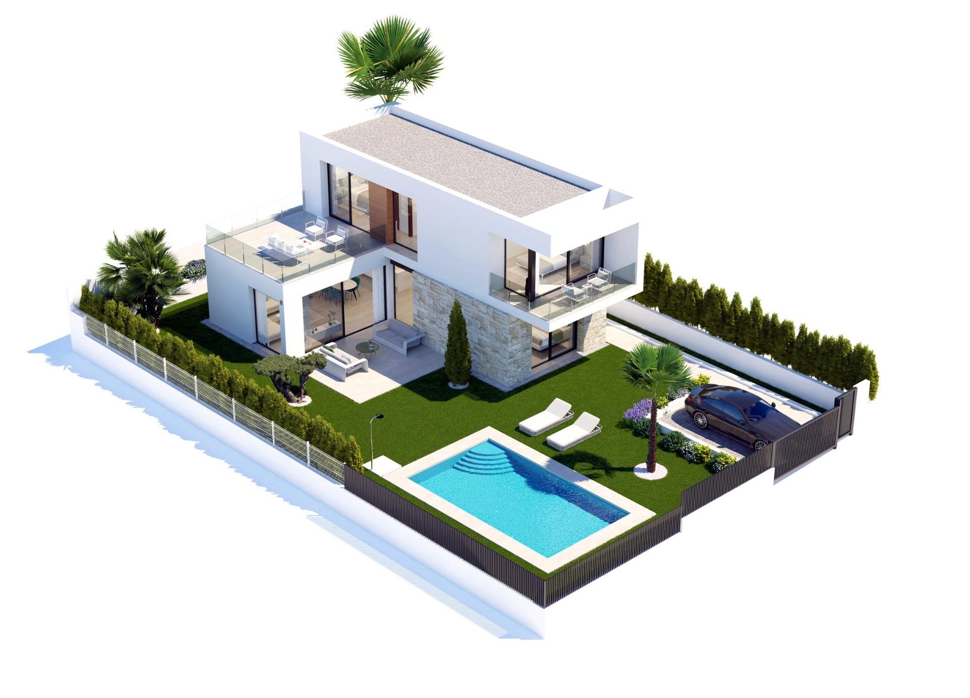 Luxury New Build 4 Bedroom Villa with Private Pool and Sea Views for Sale in Sierra Cortina, Finestrat