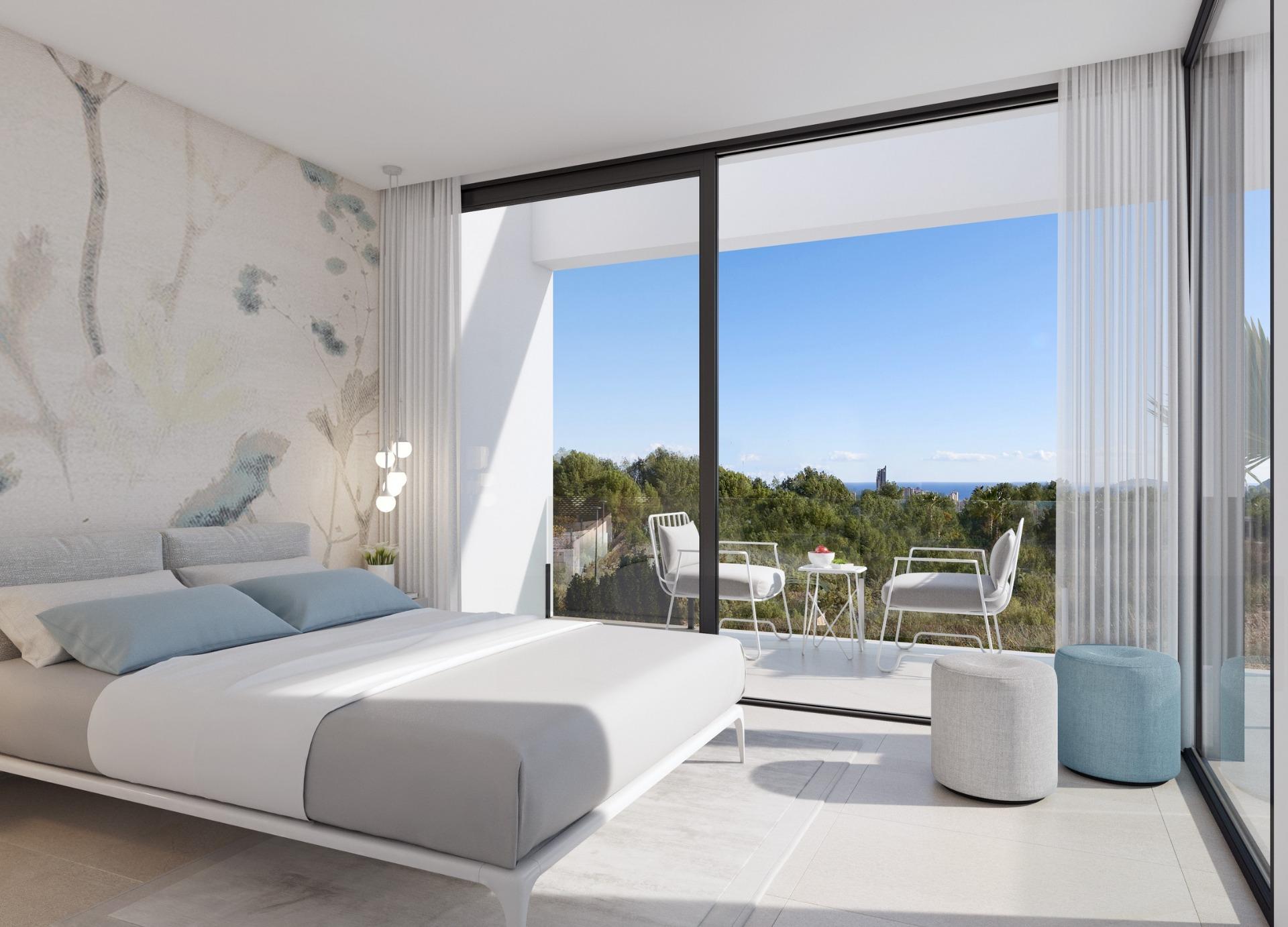 Luxury New Build 4 Bedroom Villa with Private Pool and Sea Views for Sale in Sierra Cortina, Finestrat
