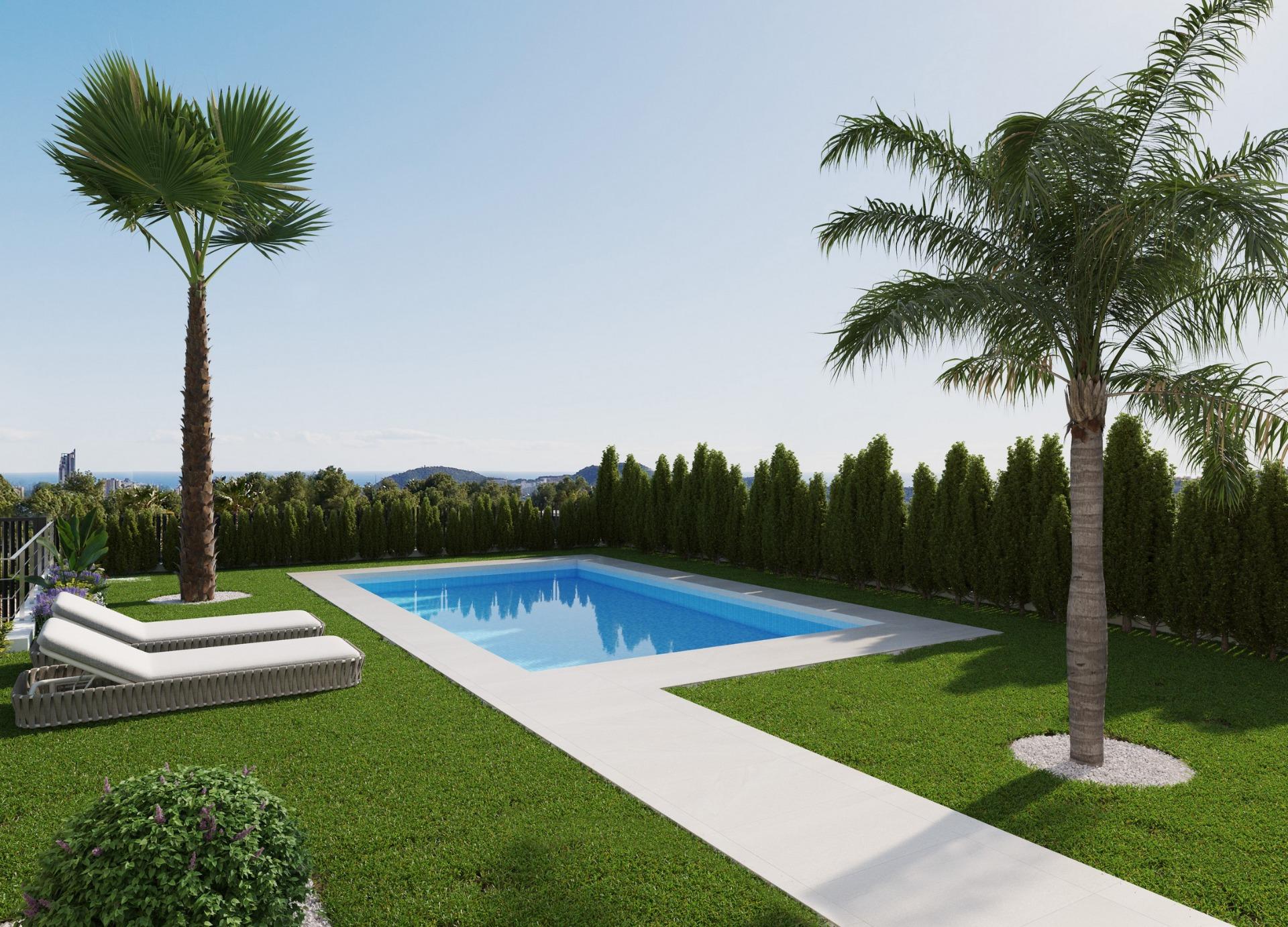 Luxury New Build 4 Bedroom Villa with Private Pool and Sea Views for Sale in Sierra Cortina, Finestrat