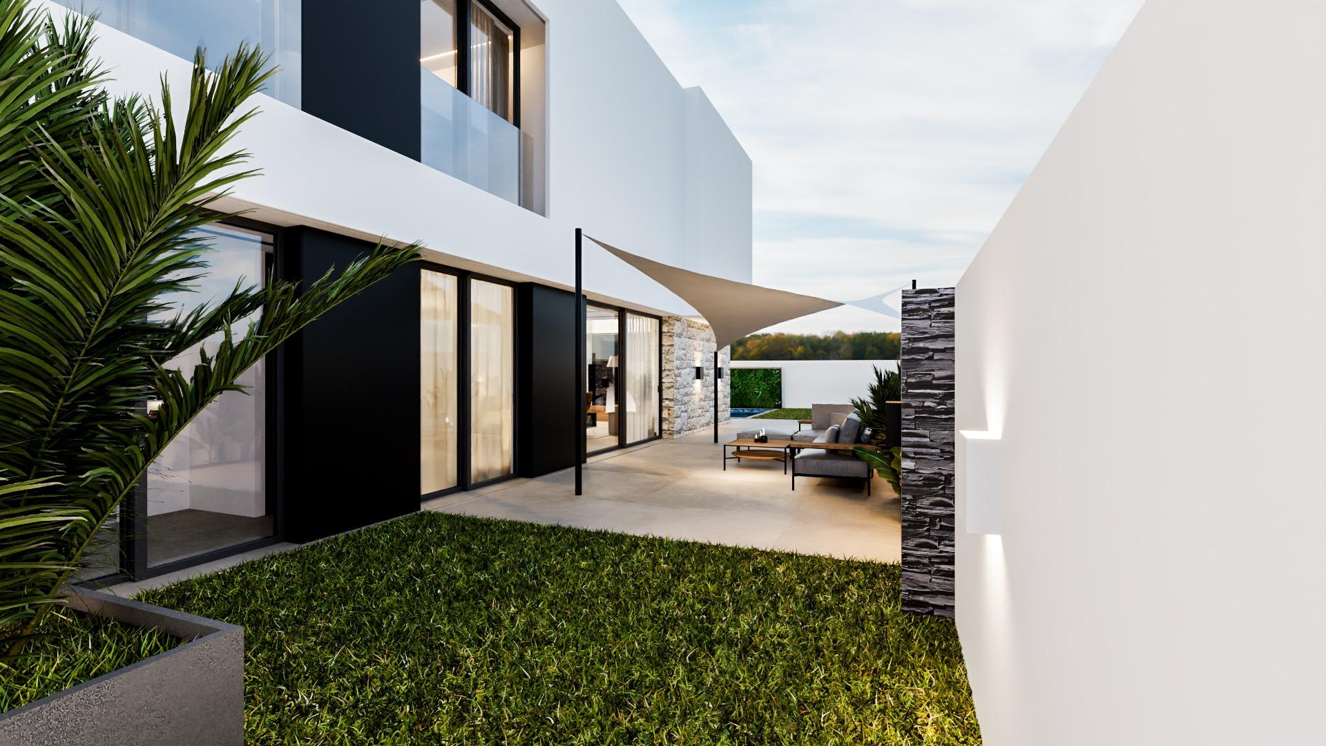 Luxury New Build 4 Bedroom Villa with a Garage for Sale in La Zenia, Orihuela Costa