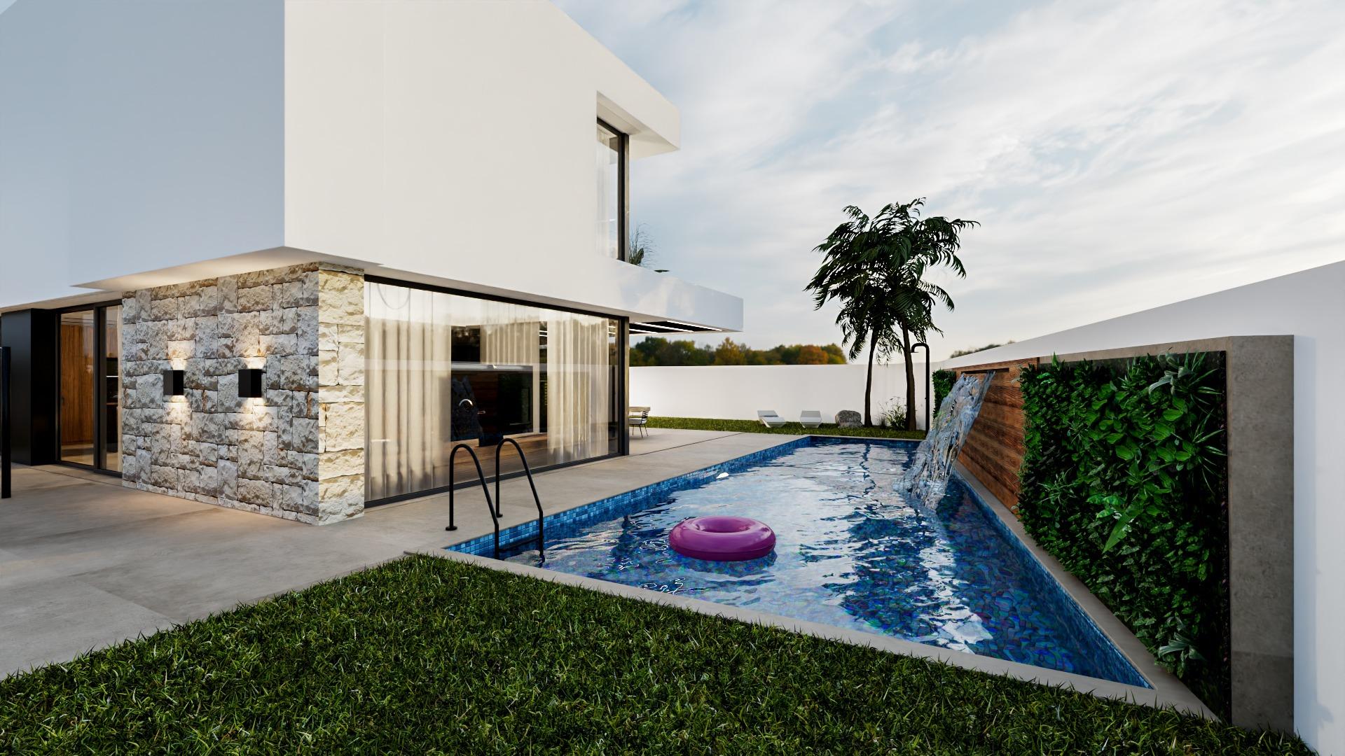 Luxury New Build 4 Bedroom Villa with a Garage for Sale in La Zenia, Orihuela Costa