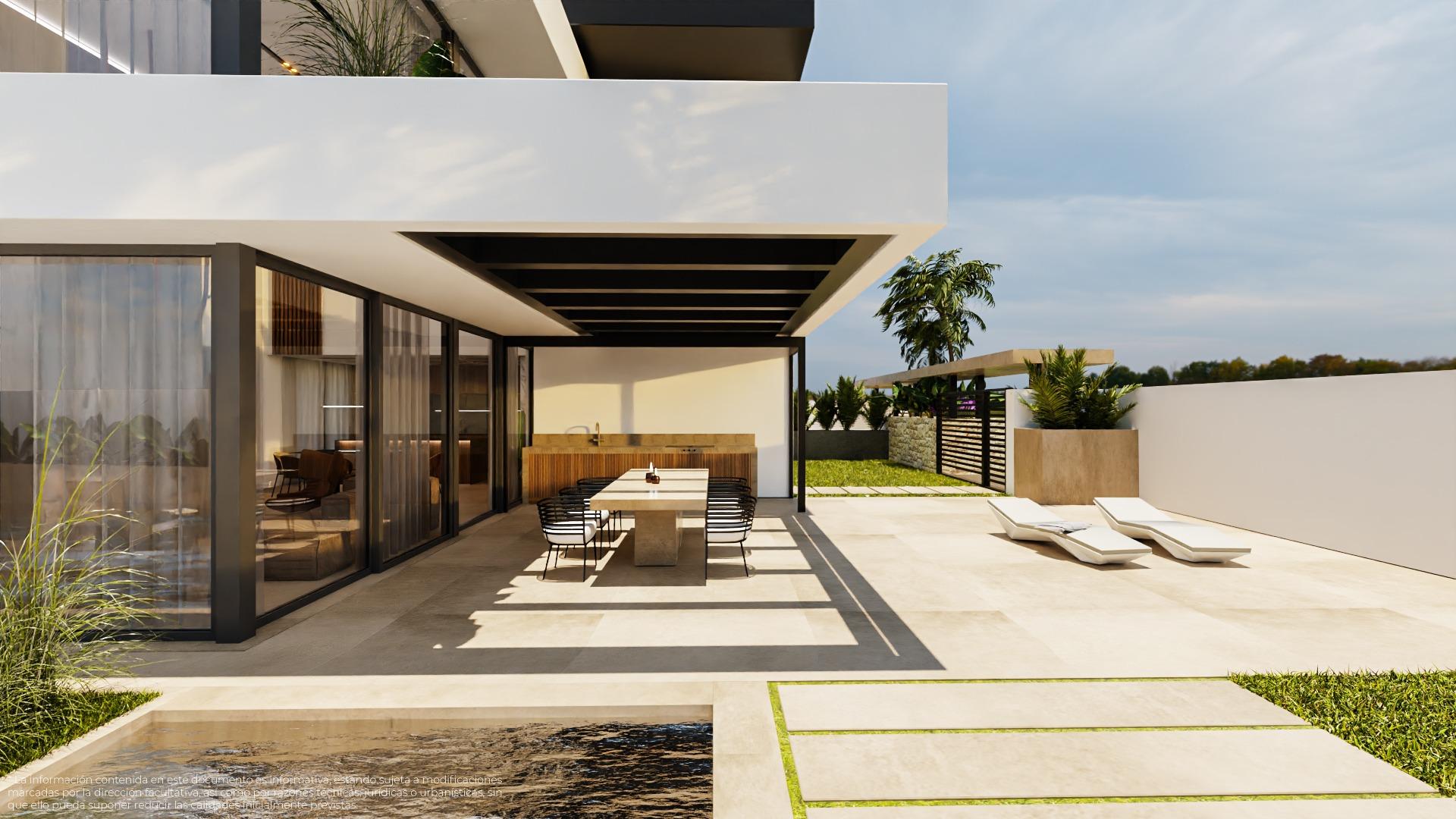 Luxury New Build 4 Bedroom Villa with a Garage for Sale in La Zenia, Orihuela Costa