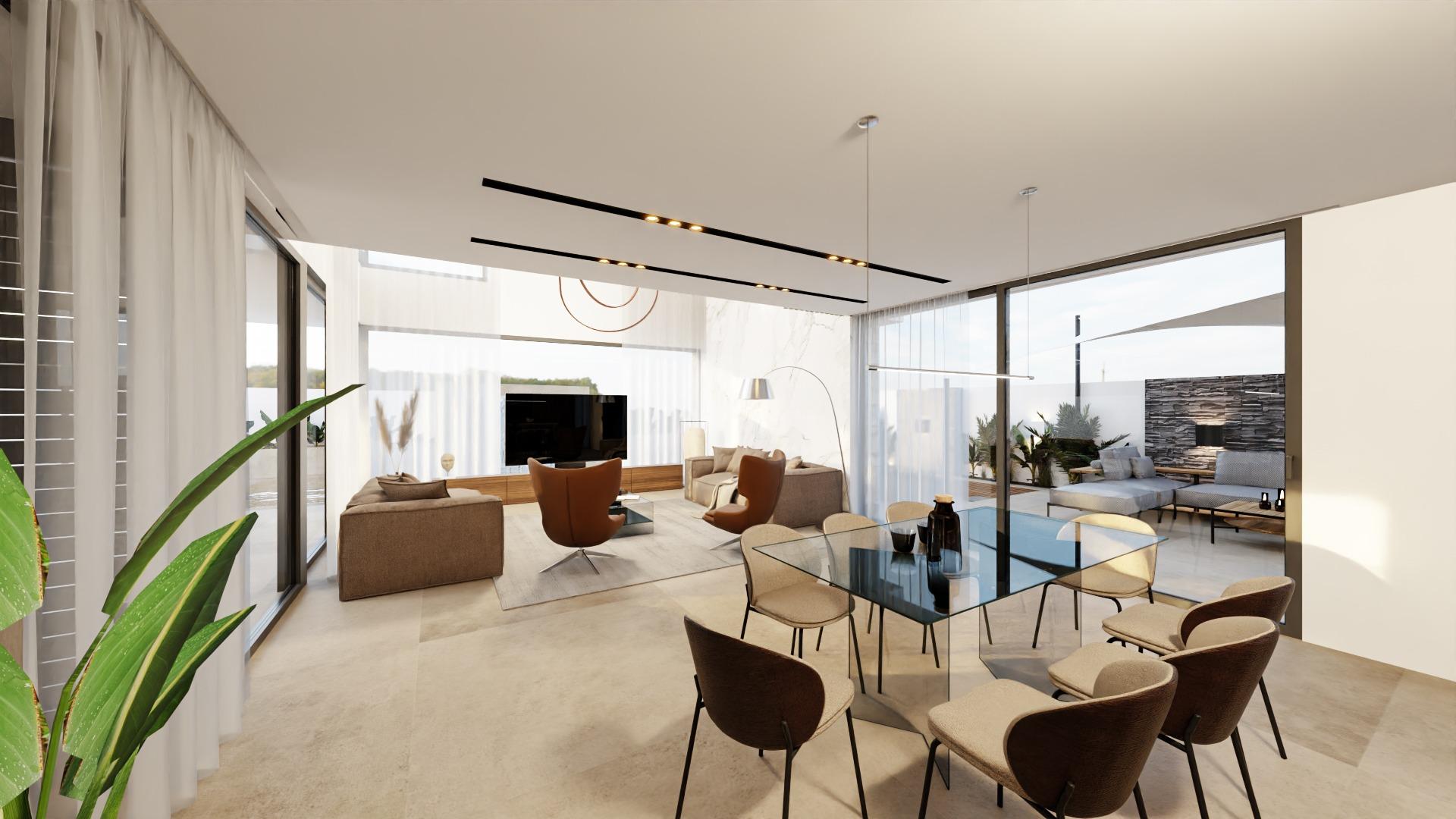Luxury New Build 4 Bedroom Villa with a Garage for Sale in La Zenia, Orihuela Costa