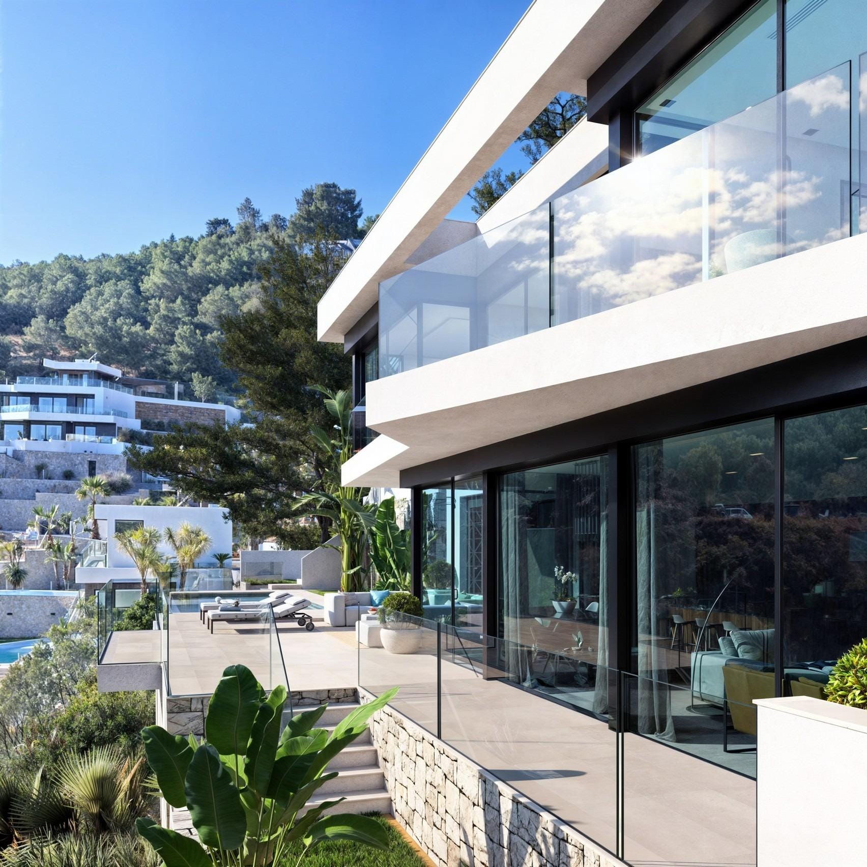 Exceptional New Build 4 Bedroom Villa with Infinity Pool and Panoramic Sea Views for Sale in Benissa Costa