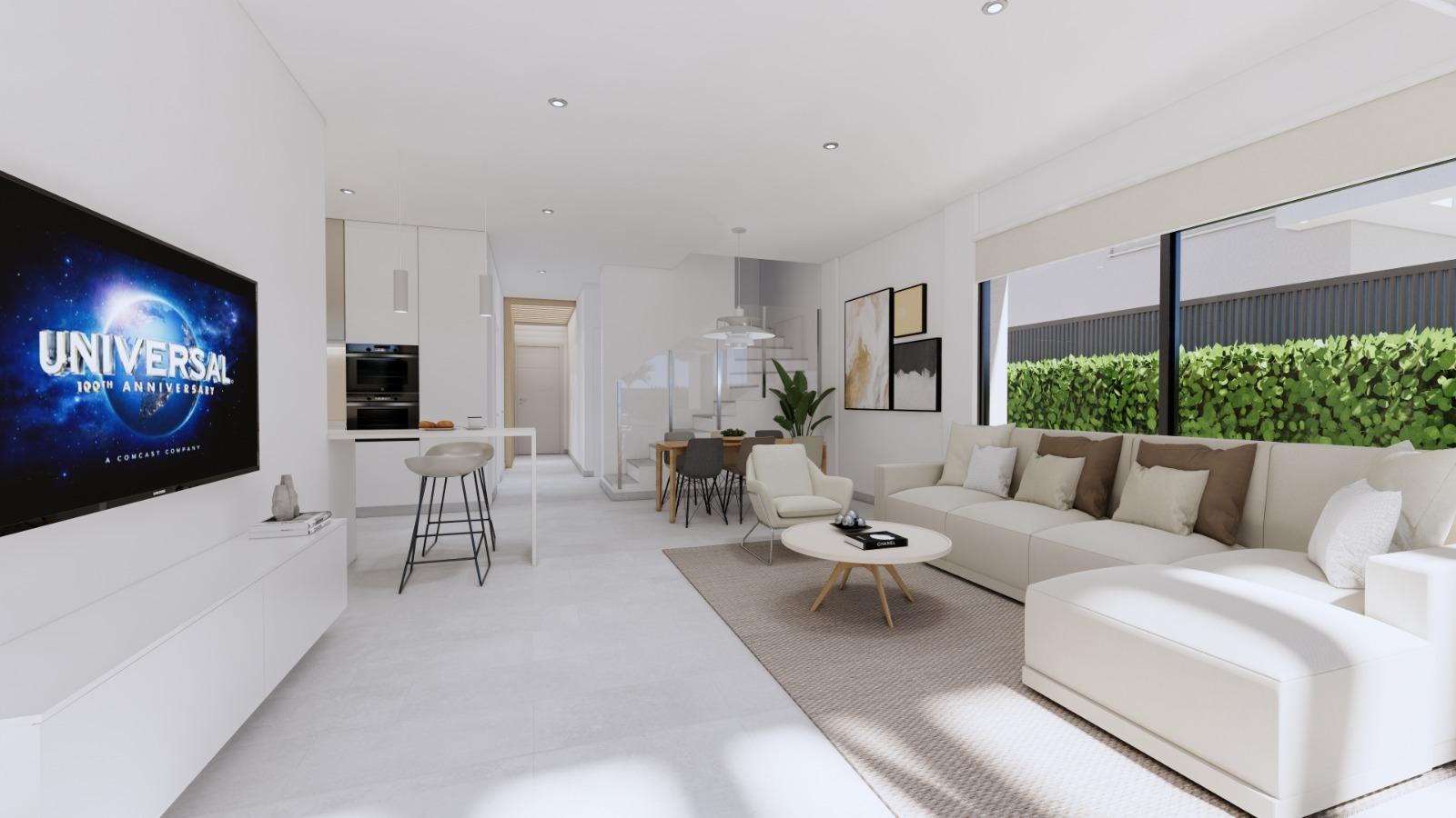 Luxury New Build 3 Bedroom Waterfront Villa with Private Pool for Sale in Los Alcázares