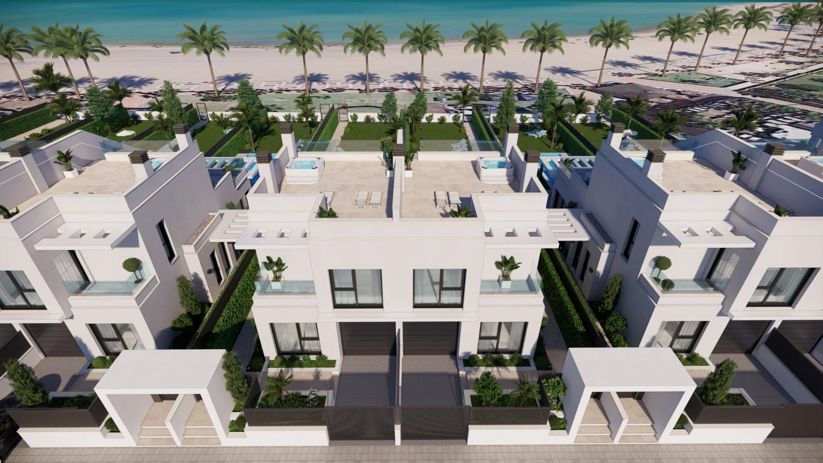 Luxury New Build 3 Bedroom Waterfront Villa with Private Pool for Sale in Los Alcázares