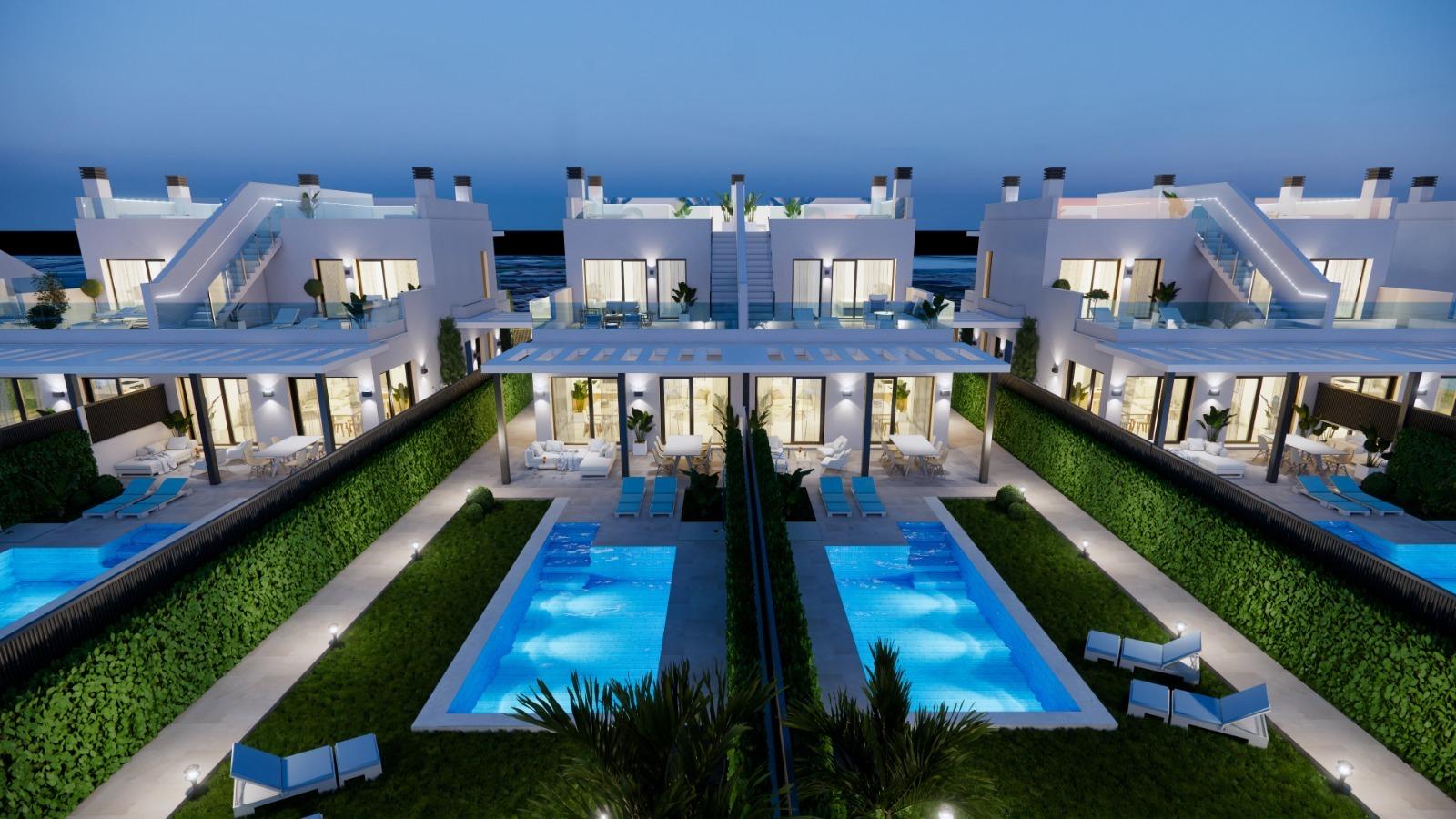 Luxury New Build 3 Bedroom Waterfront Villa with Private Pool for Sale in Los Alcázares