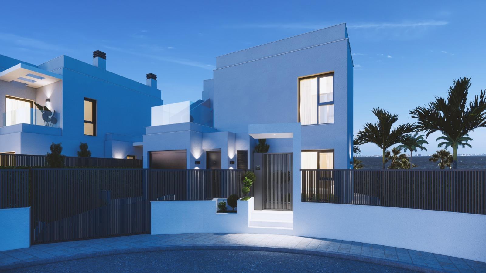 Luxury New Build 3 Bedroom Waterfront Villa with Private Pool for Sale in Los Alcázares