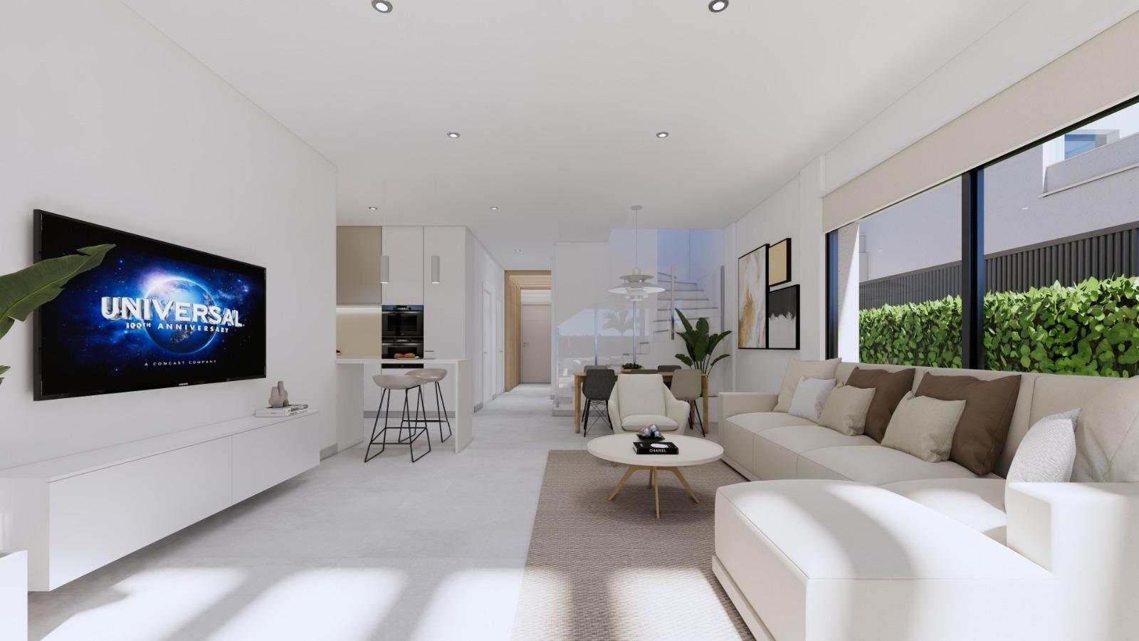 Luxury New Build 3 Bedroom Waterfront Villa with Private Pool for Sale in Los Alcázares