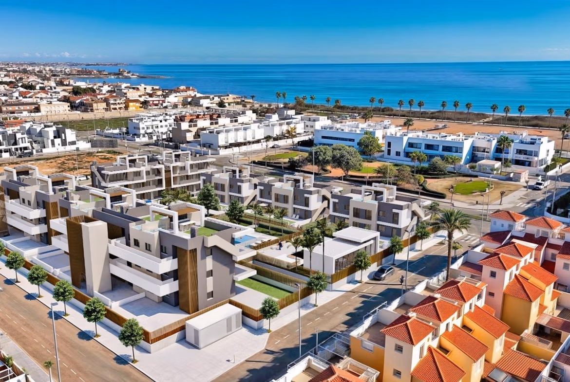 Modern exclusief penthousecomplex met ruime terrassen en panoramisch zeezicht in Torre de la Horadada, Fase 2.