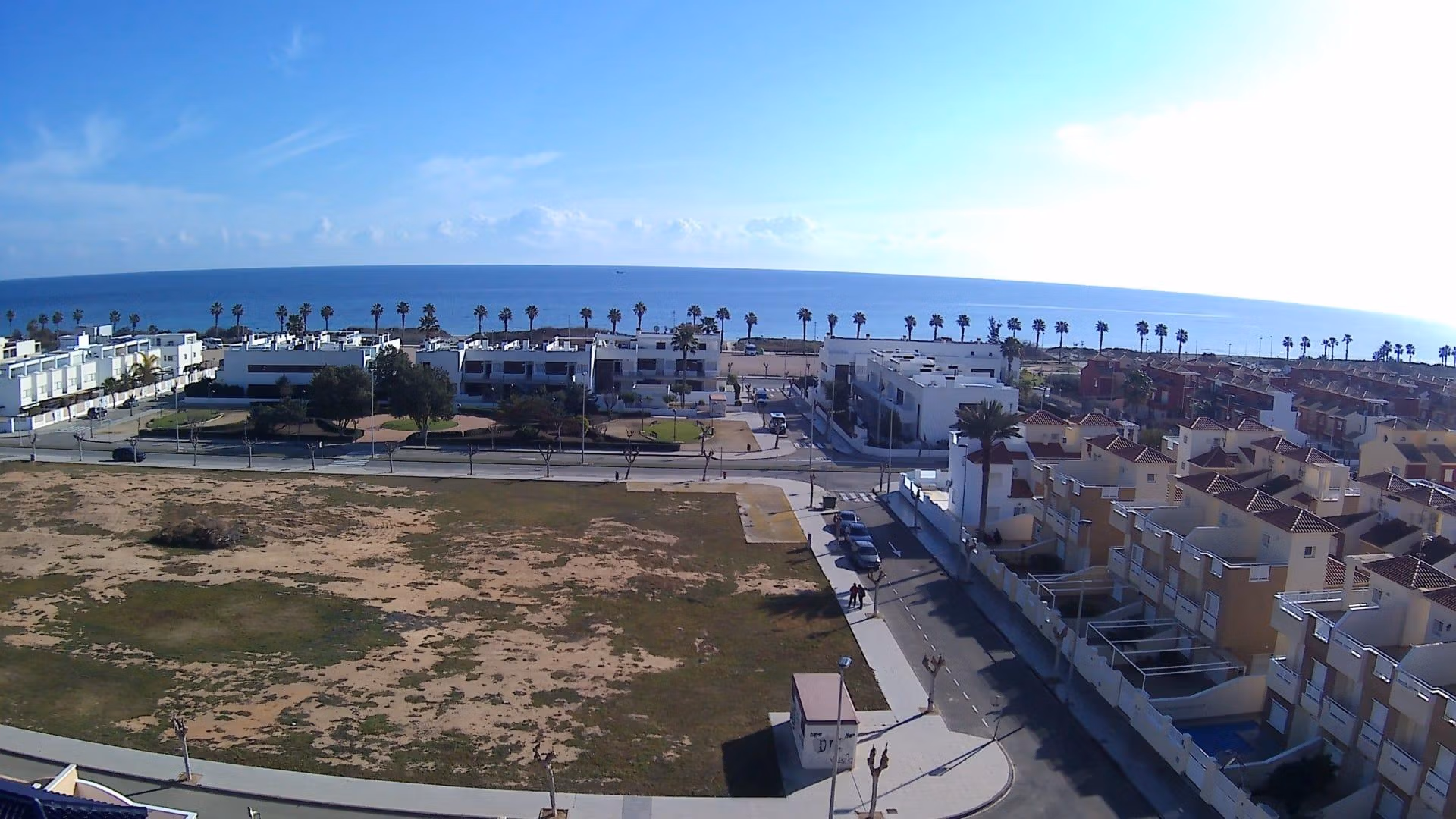 Panoramic sea views from spacious terrace of exclusive 3 bedroom penthouse in Torre de la Horadada Phase 2 new build complex