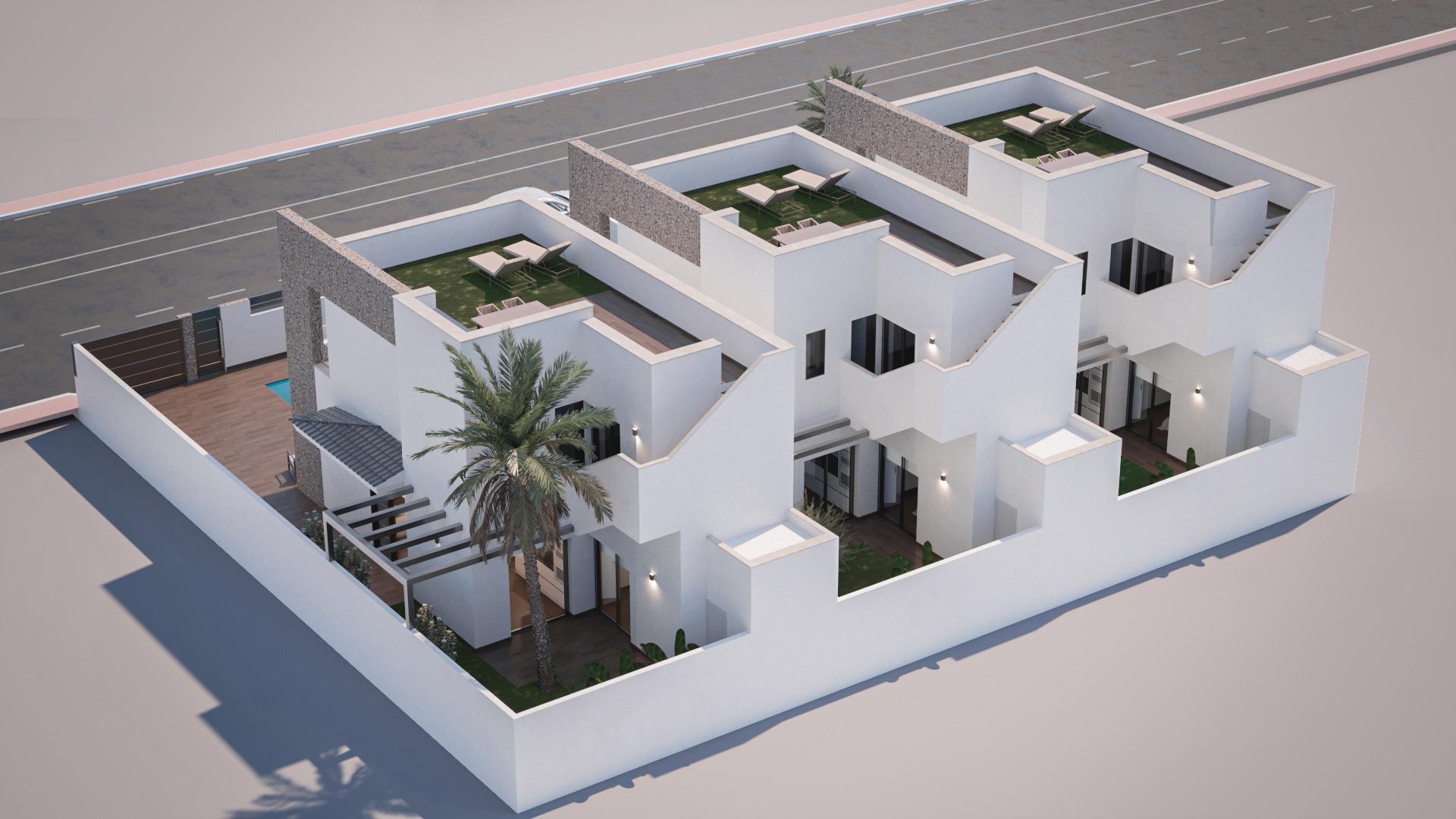 Luxury-Villas-in-San-Pedro-del-Pinatar-Modern-Living-in-a-Prime-Location-16 Sophisticated New Build 3 Bedroom Villa with Private Pool for Sale in San Pedro del Pinatar