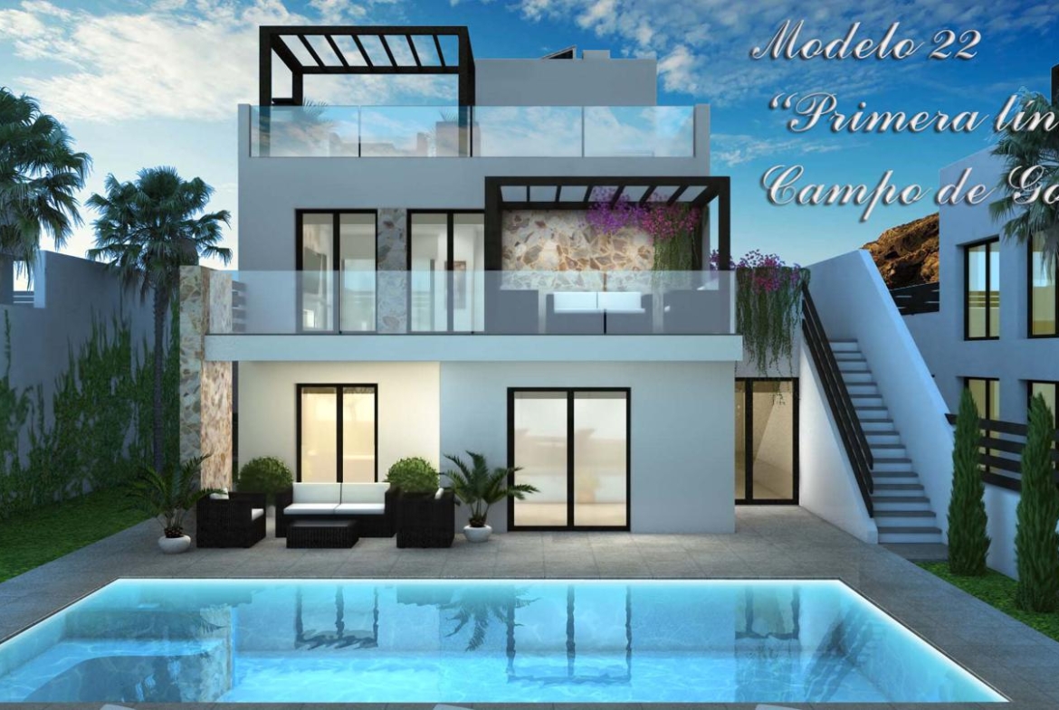 Luxury villa on the first line of the Golf course in Golf La Marquesa (Ciudad Quesada)