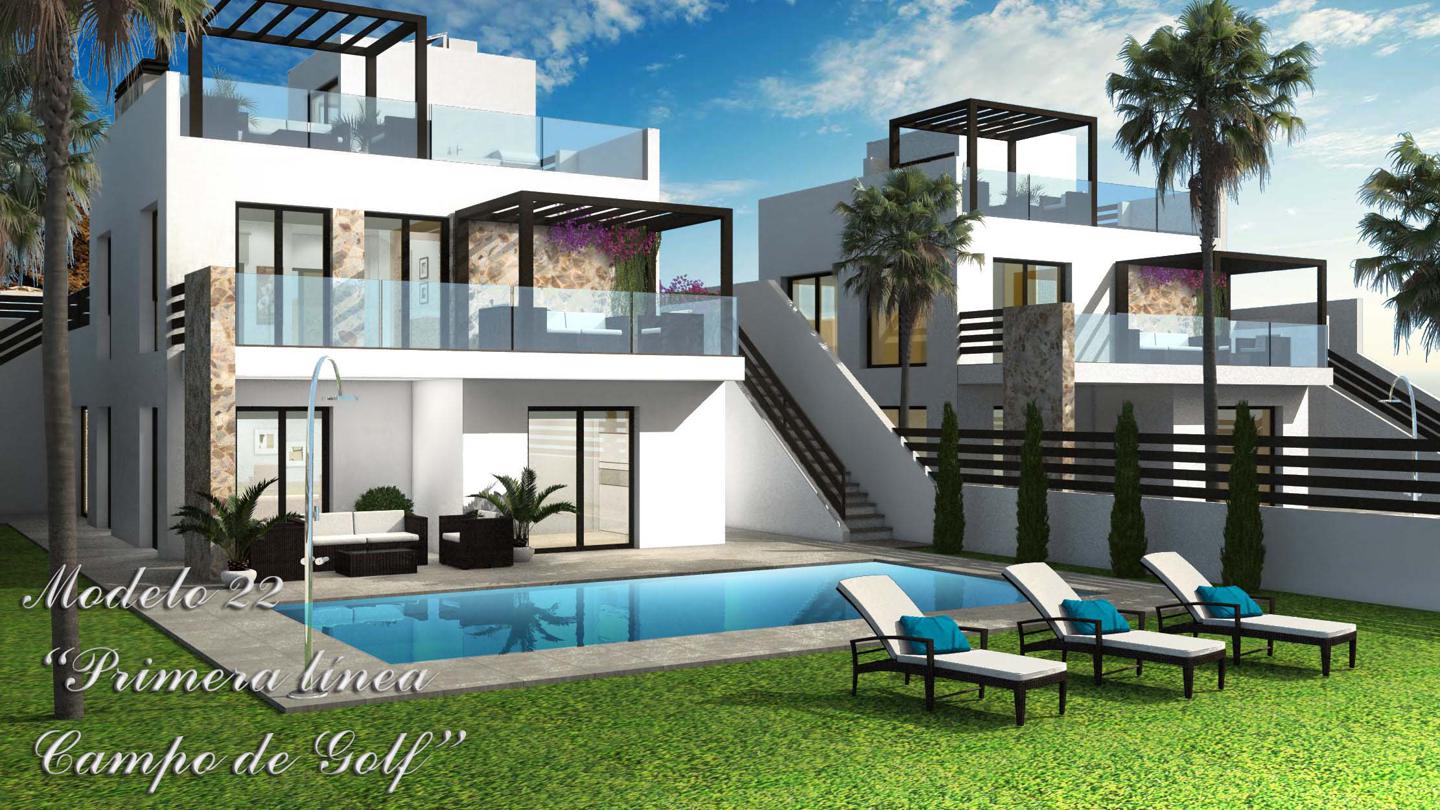 Luxury-villa-on-the-first-line-of-the-Golf-course-7 Exclusive New Build Frontline Golf Villa for Sale in Ciudad Quesada, Alicante