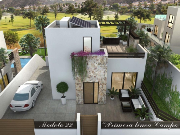 Luxury New Build Frontline Golf Villa for Sale in Ciudad Quesada, Alicante