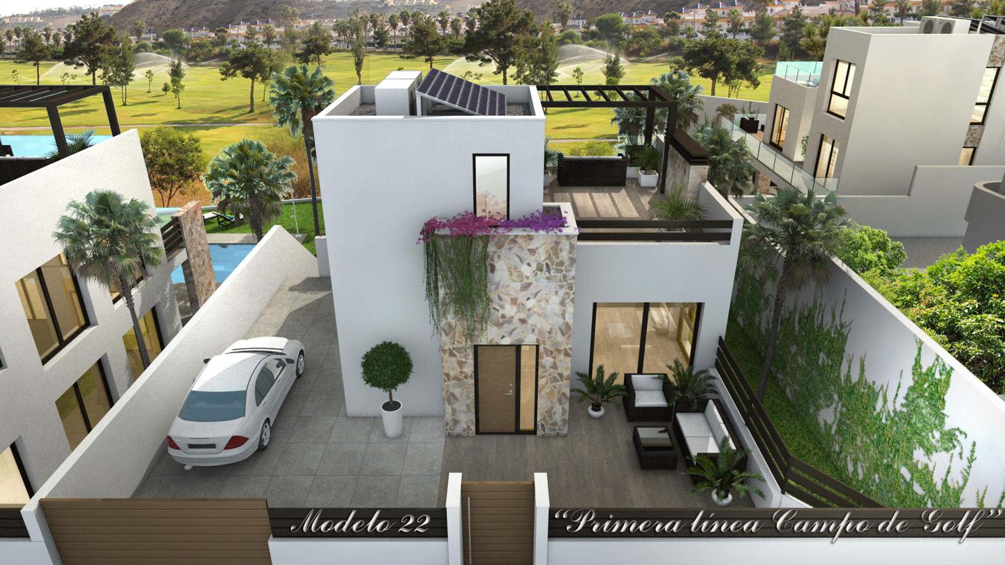 Luxury-villa-on-the-first-line-of-the-Golf-course-8 Exclusive New Build Frontline Golf Villa for Sale in Ciudad Quesada, Alicante